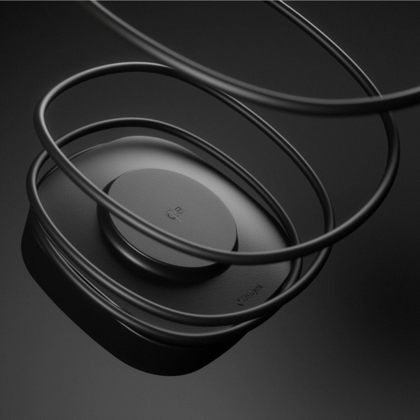 Unisynk USB-C Laptop/Qi2 2-i-1-laddare 80W