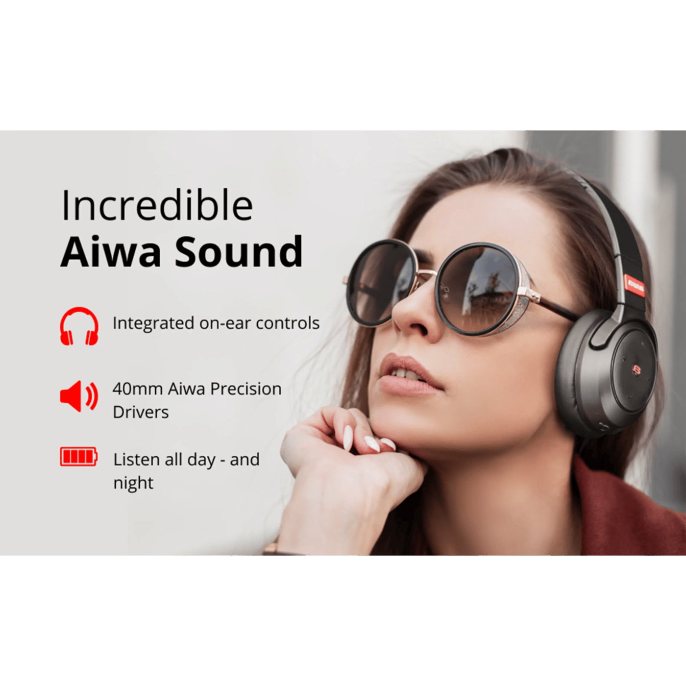 Aiwa ARC-1 ANC trådløse hodetelefoner