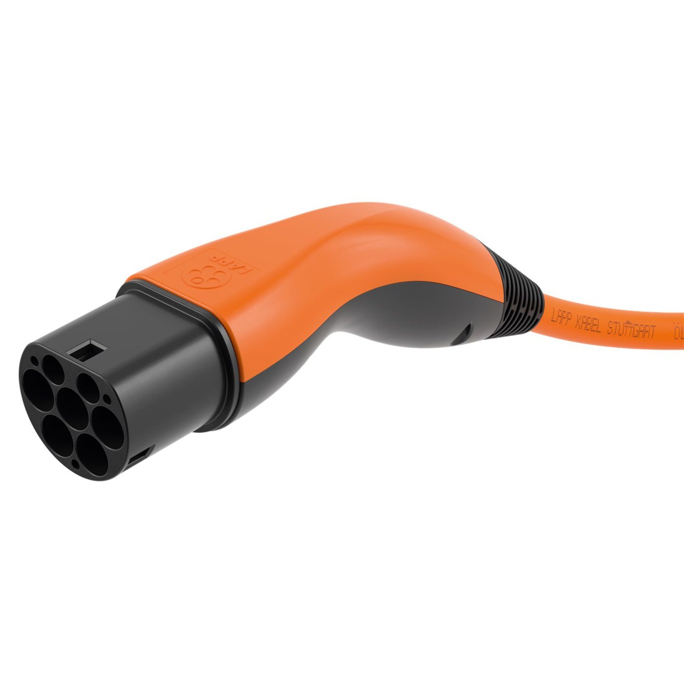 Ladekabel for elbil 11 kW - spiralkabel 5 m