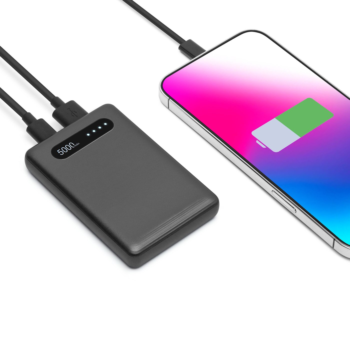 Linocell Powerbank 5000 mAh Svart