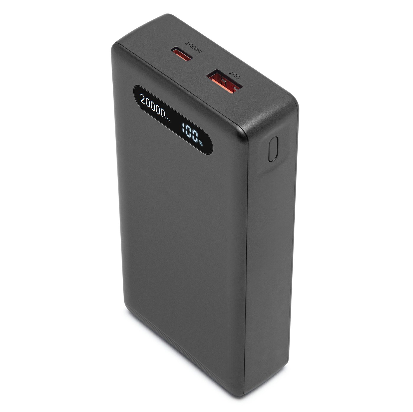 Linocell Powerbank 20000 mAh med 20W lading Svart
