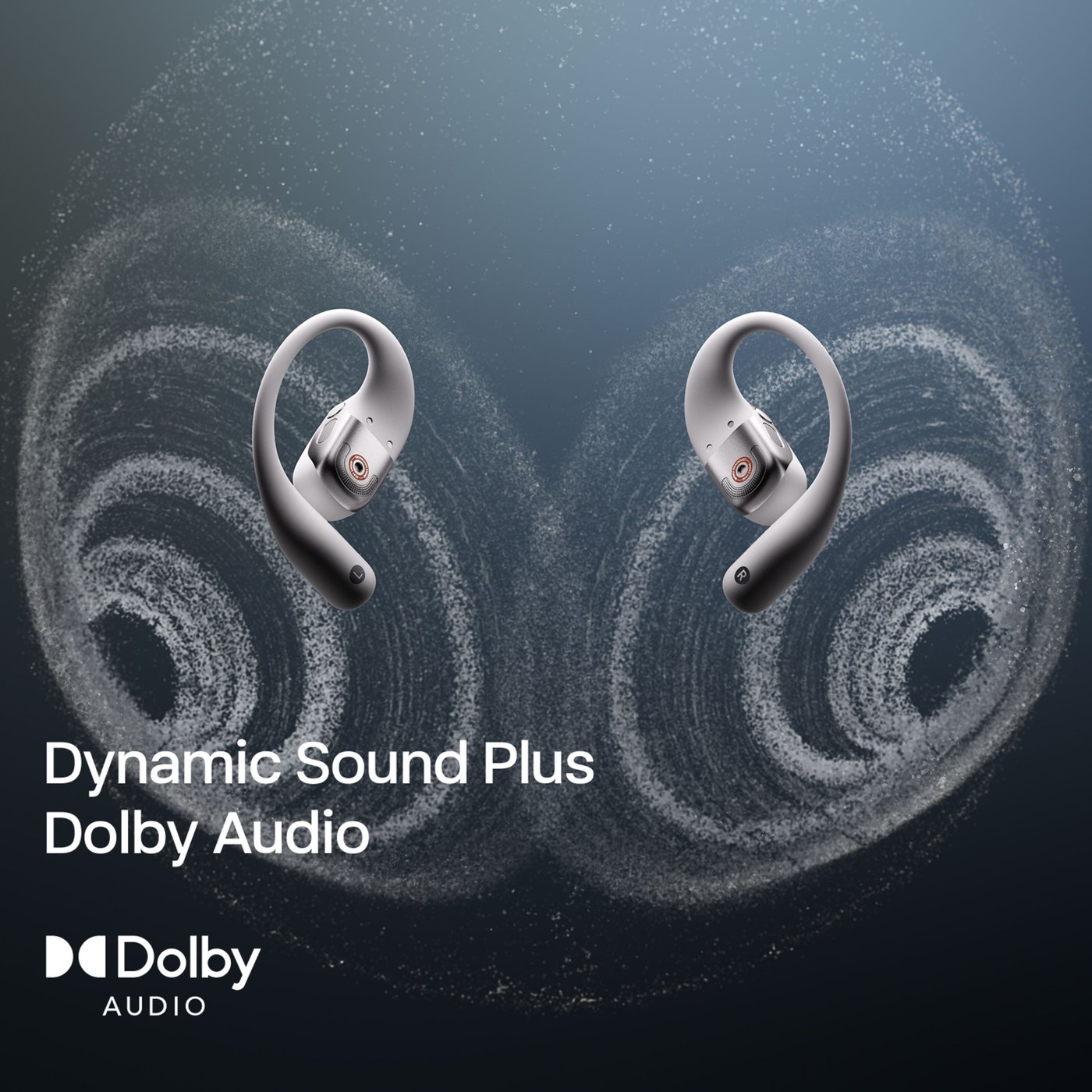 Shokz OpenFit 2+ TWS-hörlurar Svart