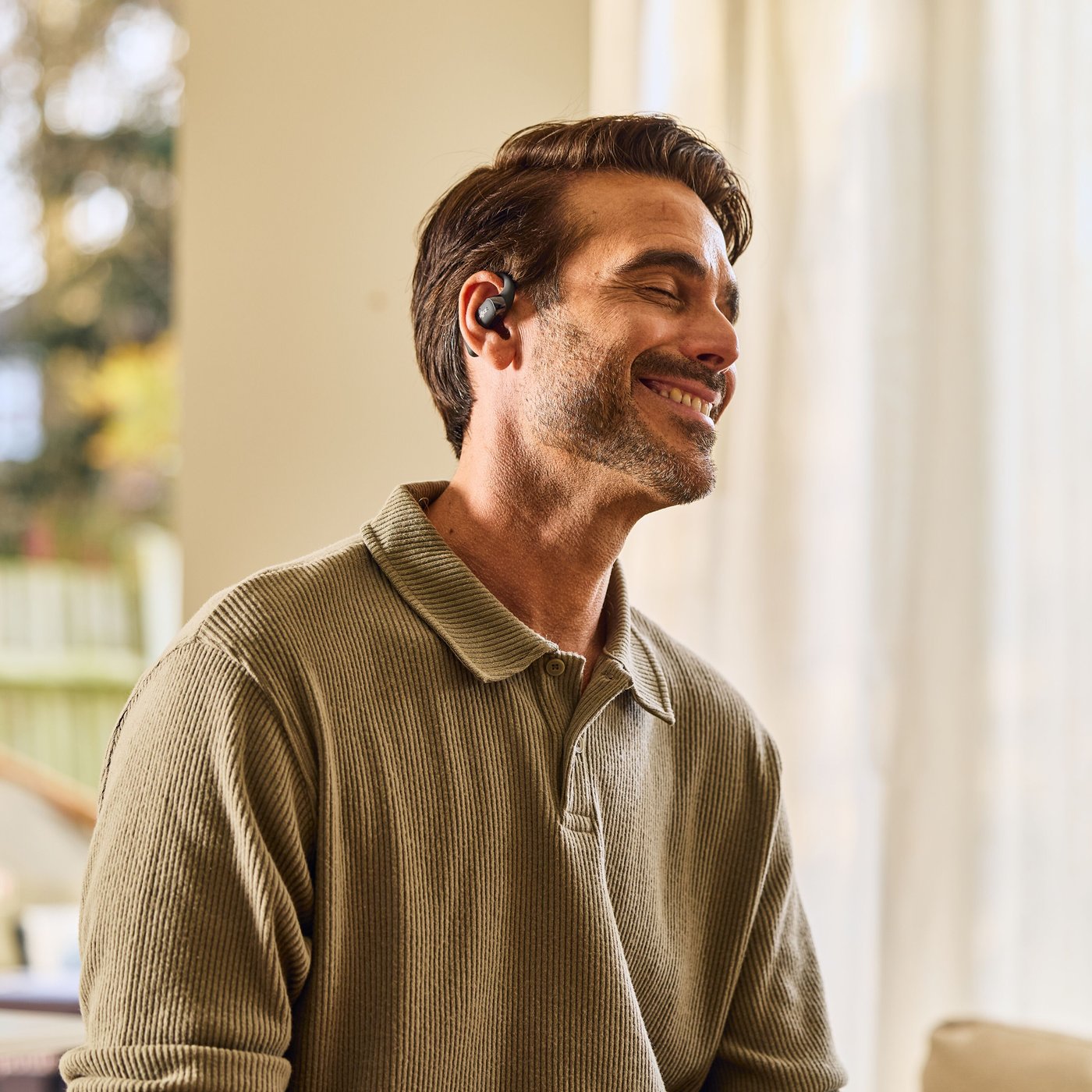 Shokz OpenFit 2+ TWS-hörlurar Svart