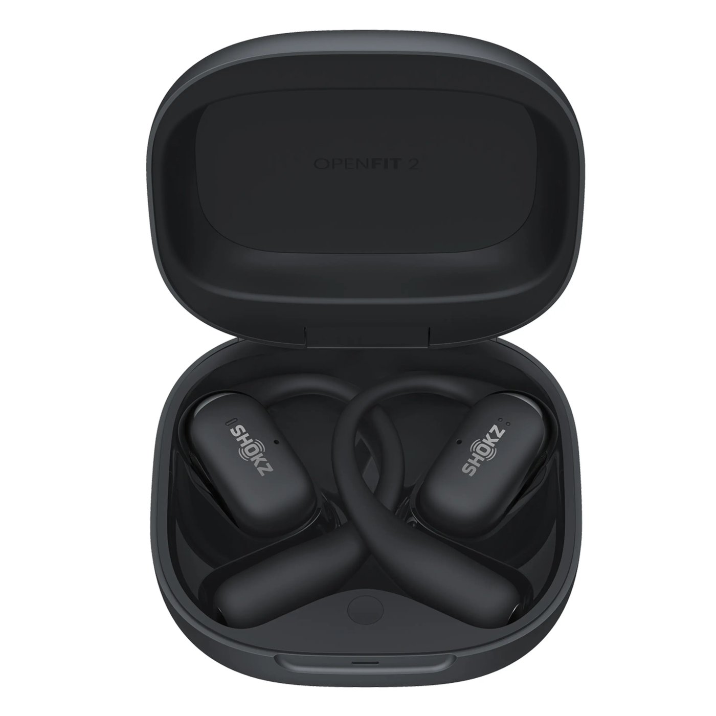 Shokz OpenFit 2+ open-ear-hörlurar Svart