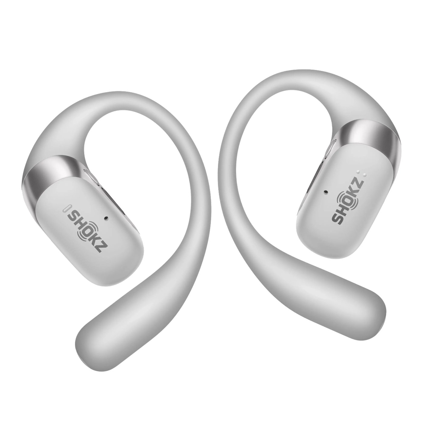 Shokz OpenFit 2+ open-ear-hörlurar Grå