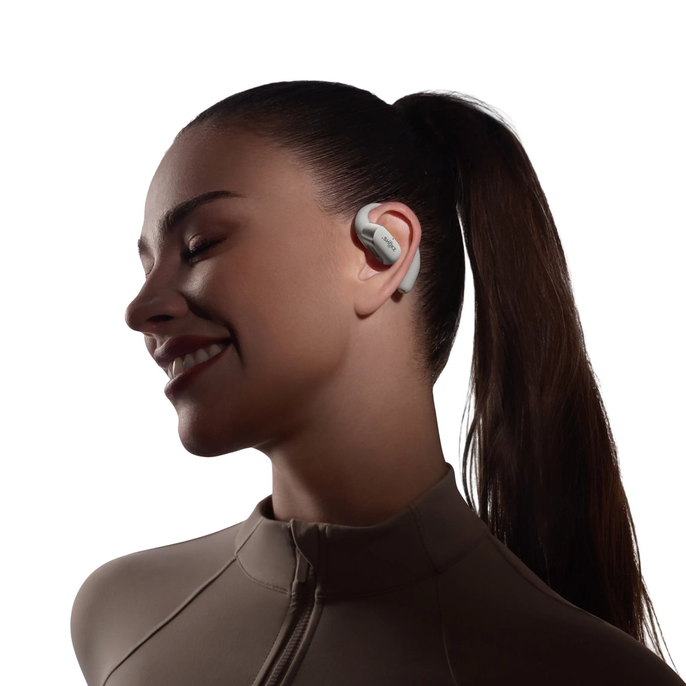 Shokz OpenFit 2+ open-ear-hörlurar Grå