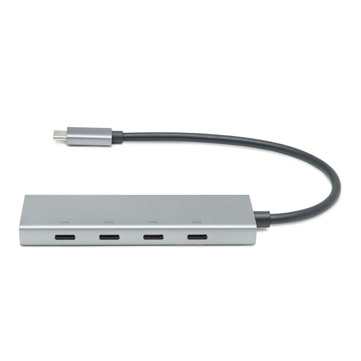 Plexgear USB-C-hub med 4 porter