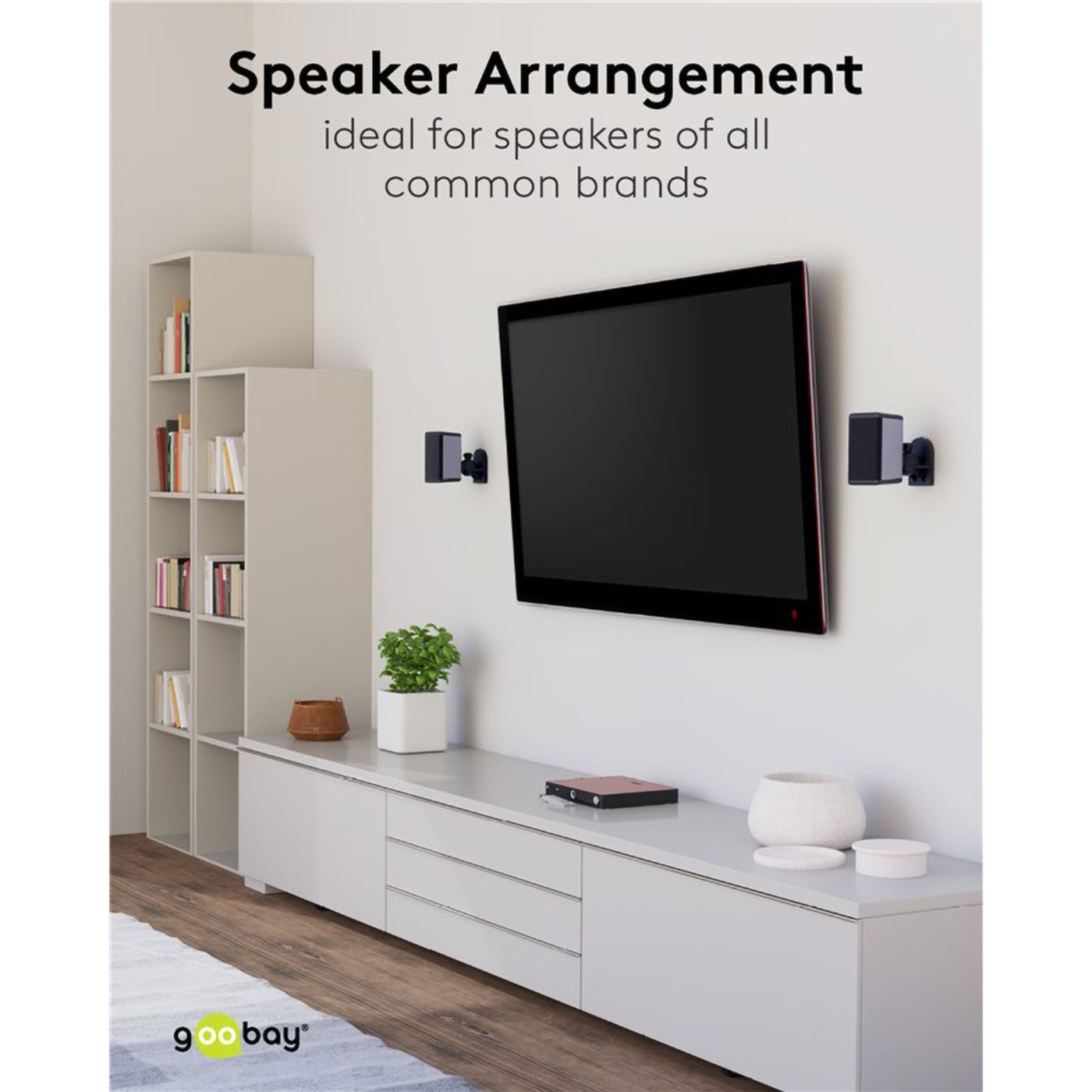 Universellt väggfäste för högtalare