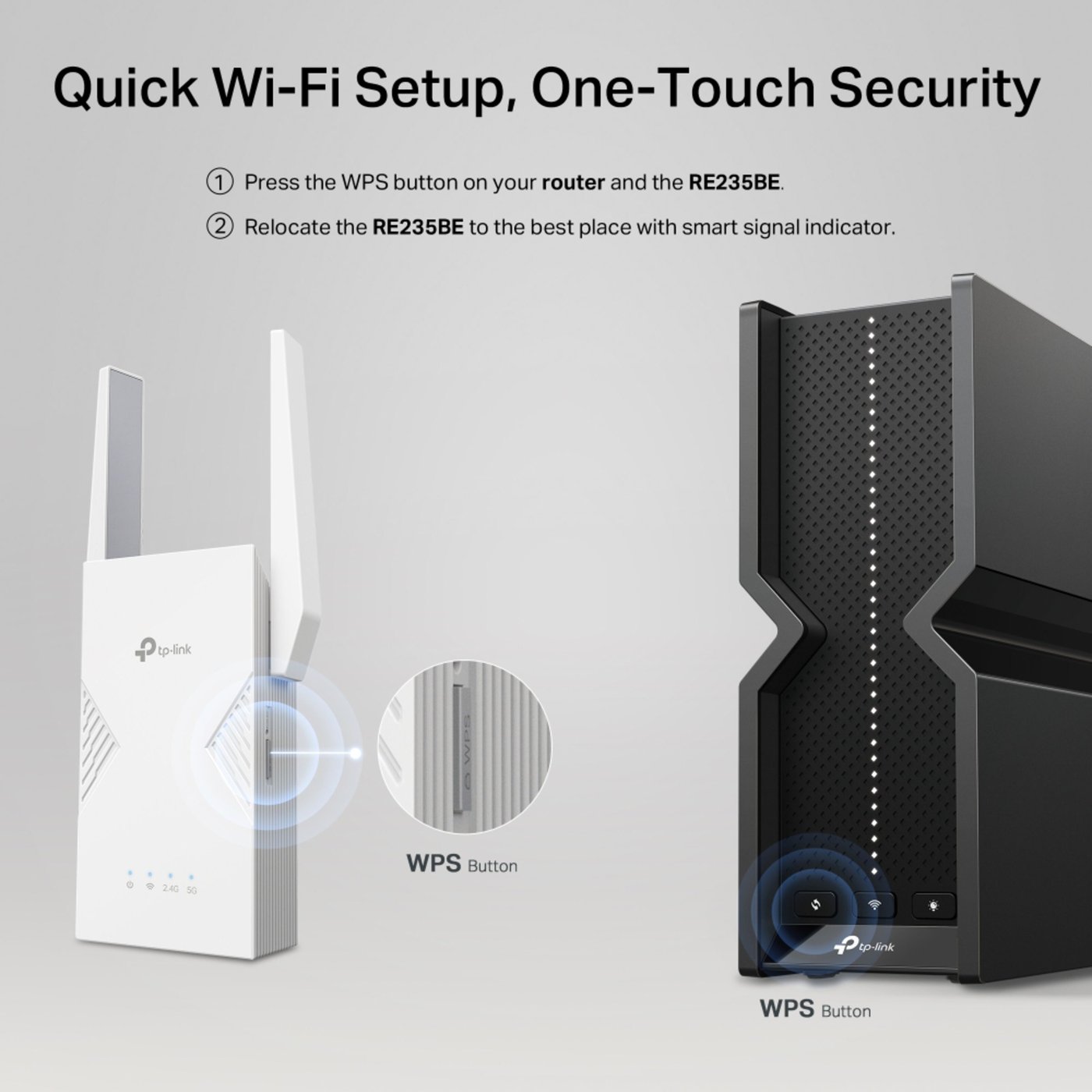 TP-link RE235BE – WiFi 7 BE3600-extender