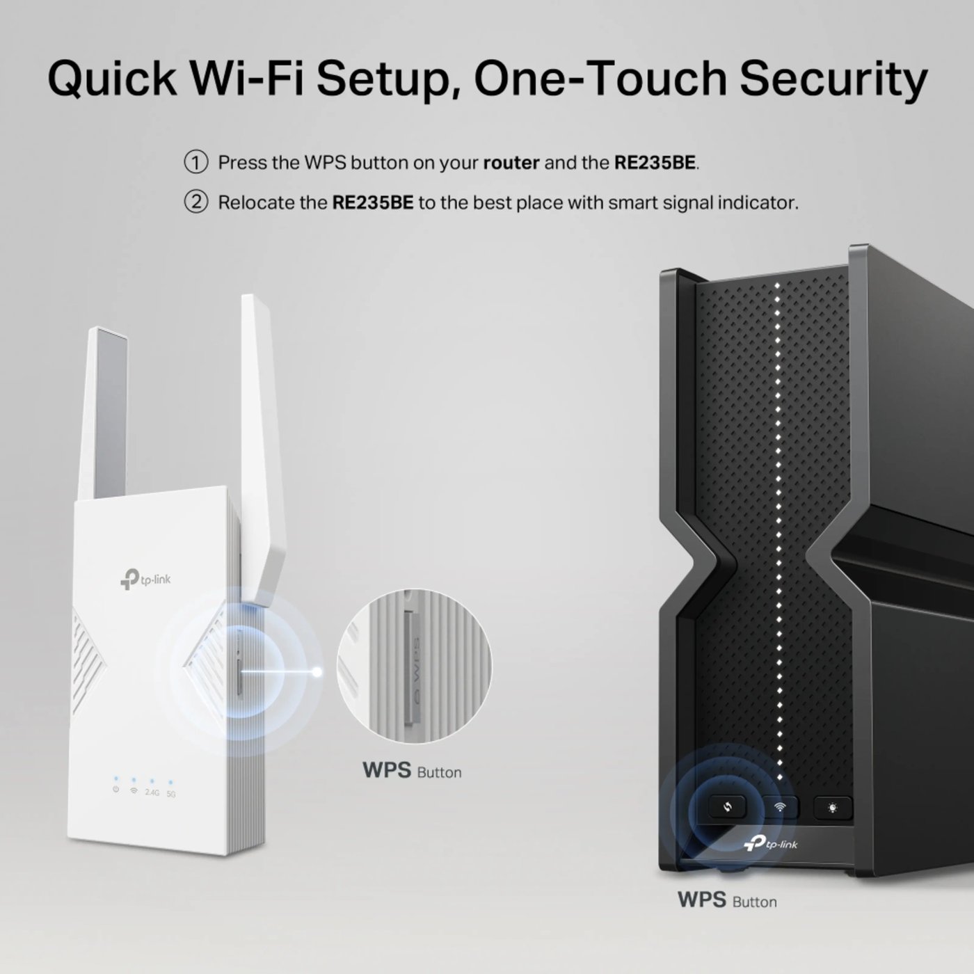 TP-Link RE235BE – WiFi 7 BE3600-extender