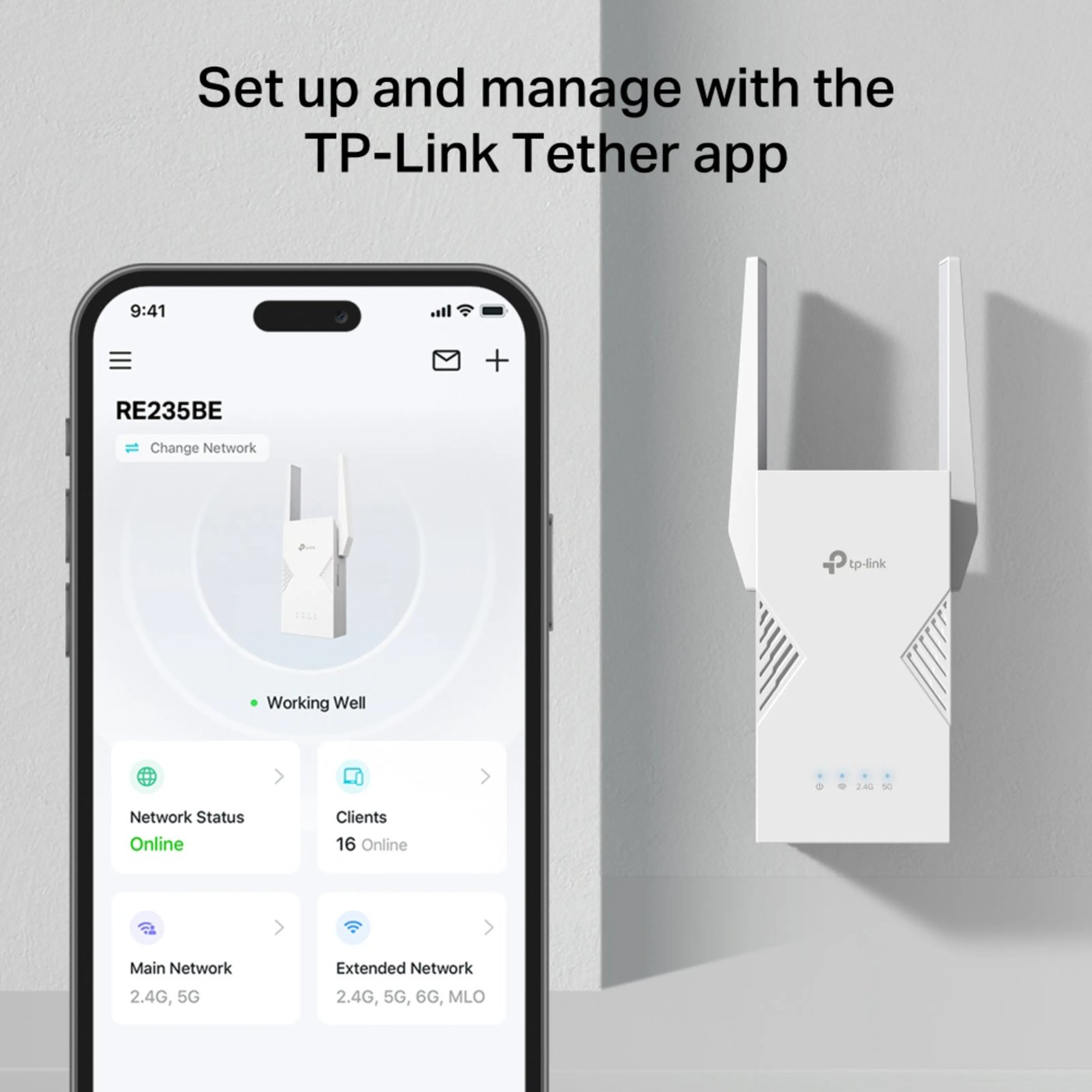 TP-Link RE235BE – WiFi 7 BE3600-extender