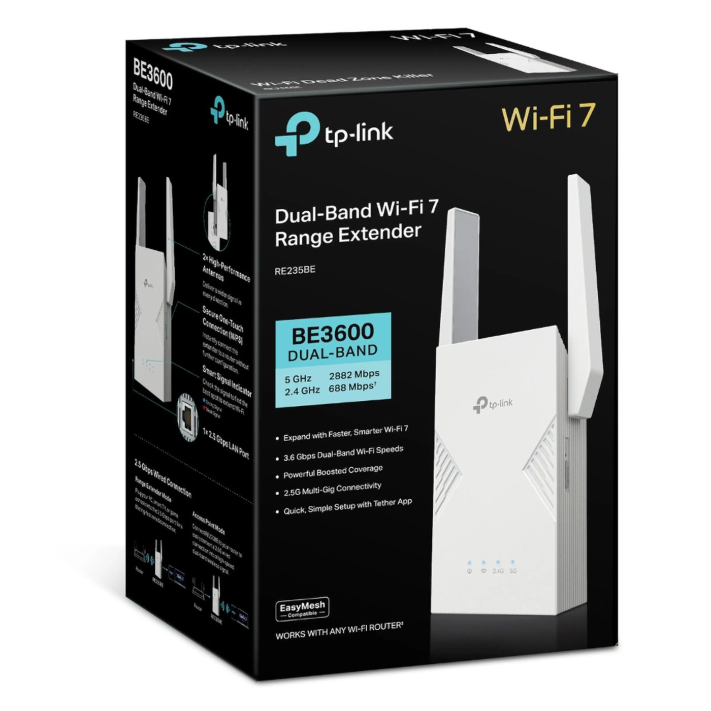 TP-Link RE235BE – WiFi 7 BE3600-extender