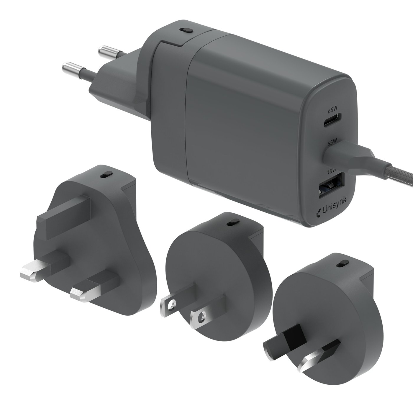 Unisynk 3-portars rese-multiladdare 65W