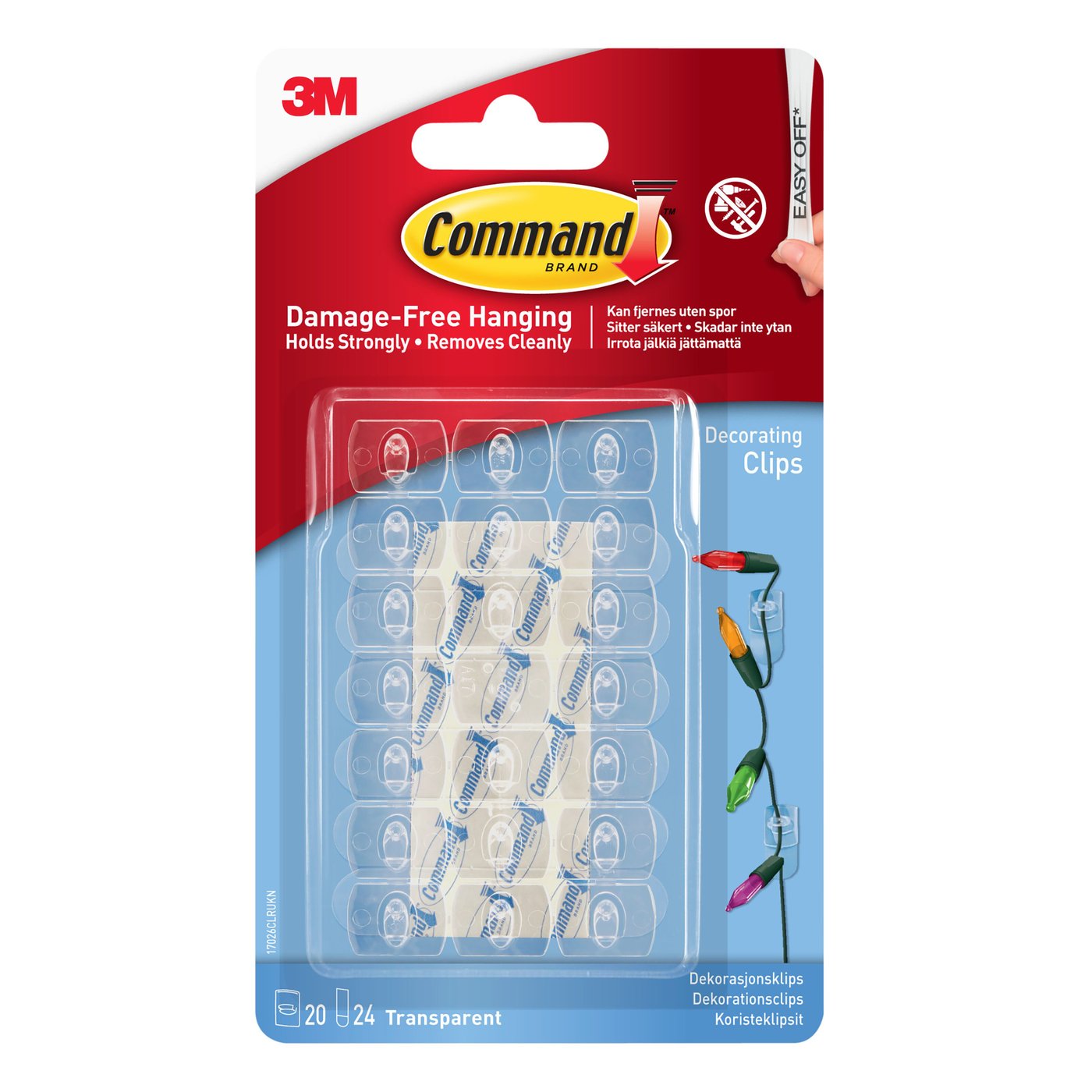 Command Kabelhållare Små 20-pack