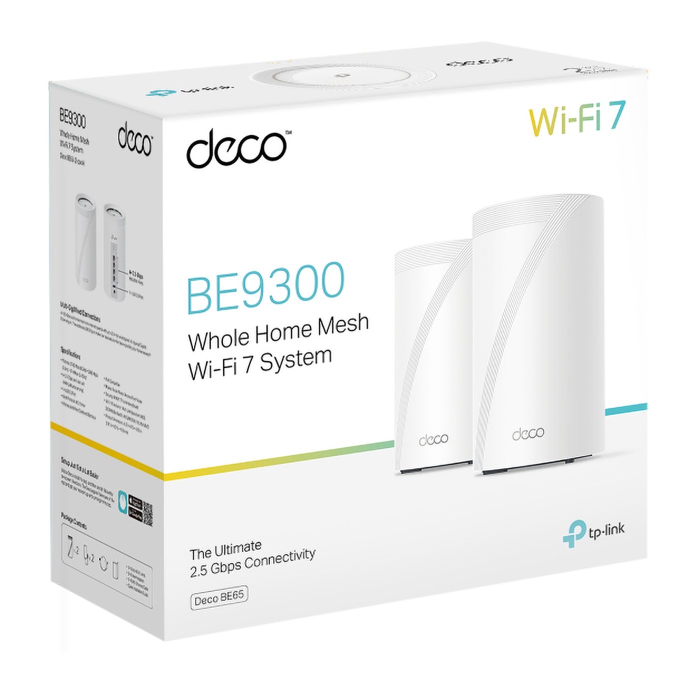 TP-link Deco BE65 Mesh-router med Wifi 7 BE9300 2-pack