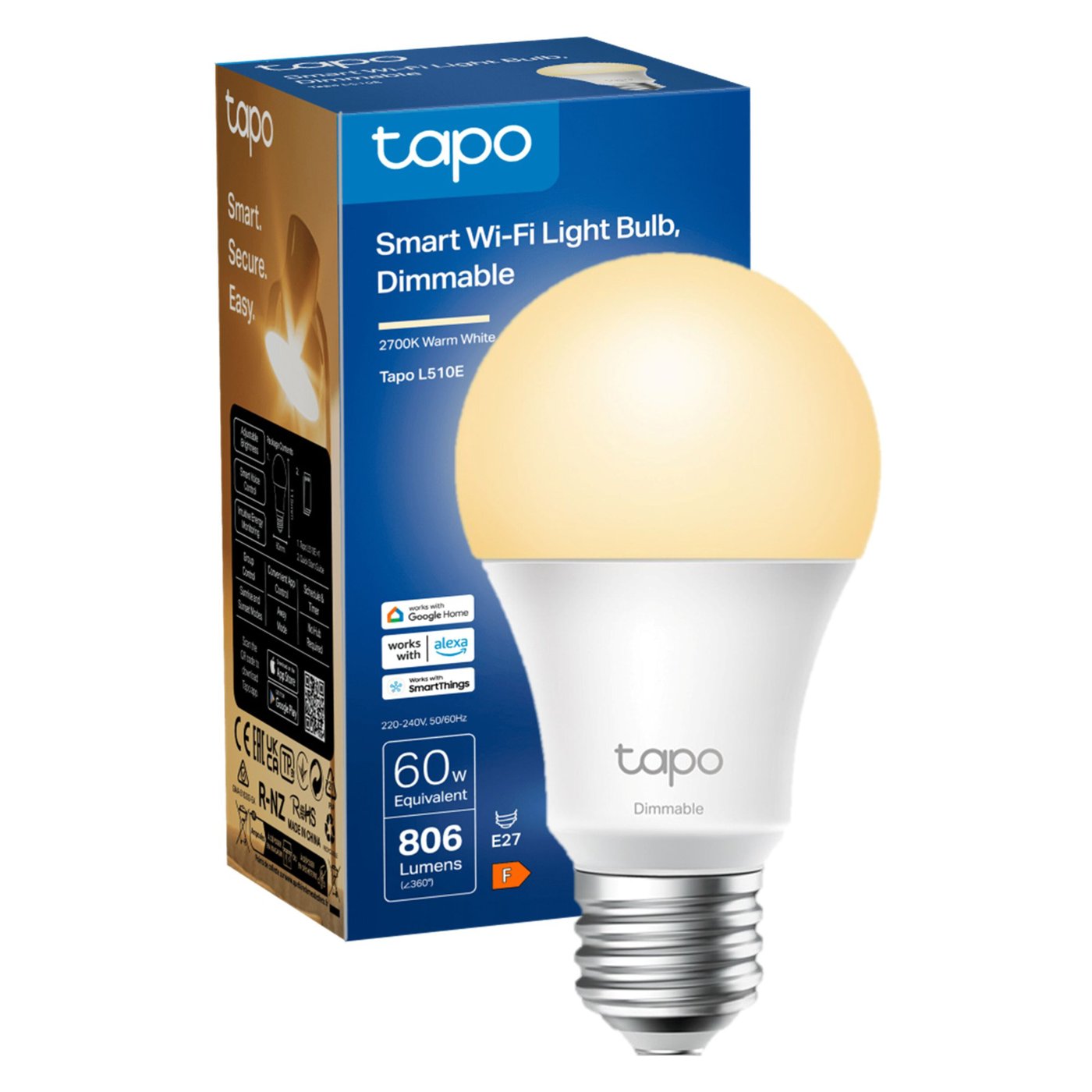 TP-link Tapo Smart wifi LED-lampa