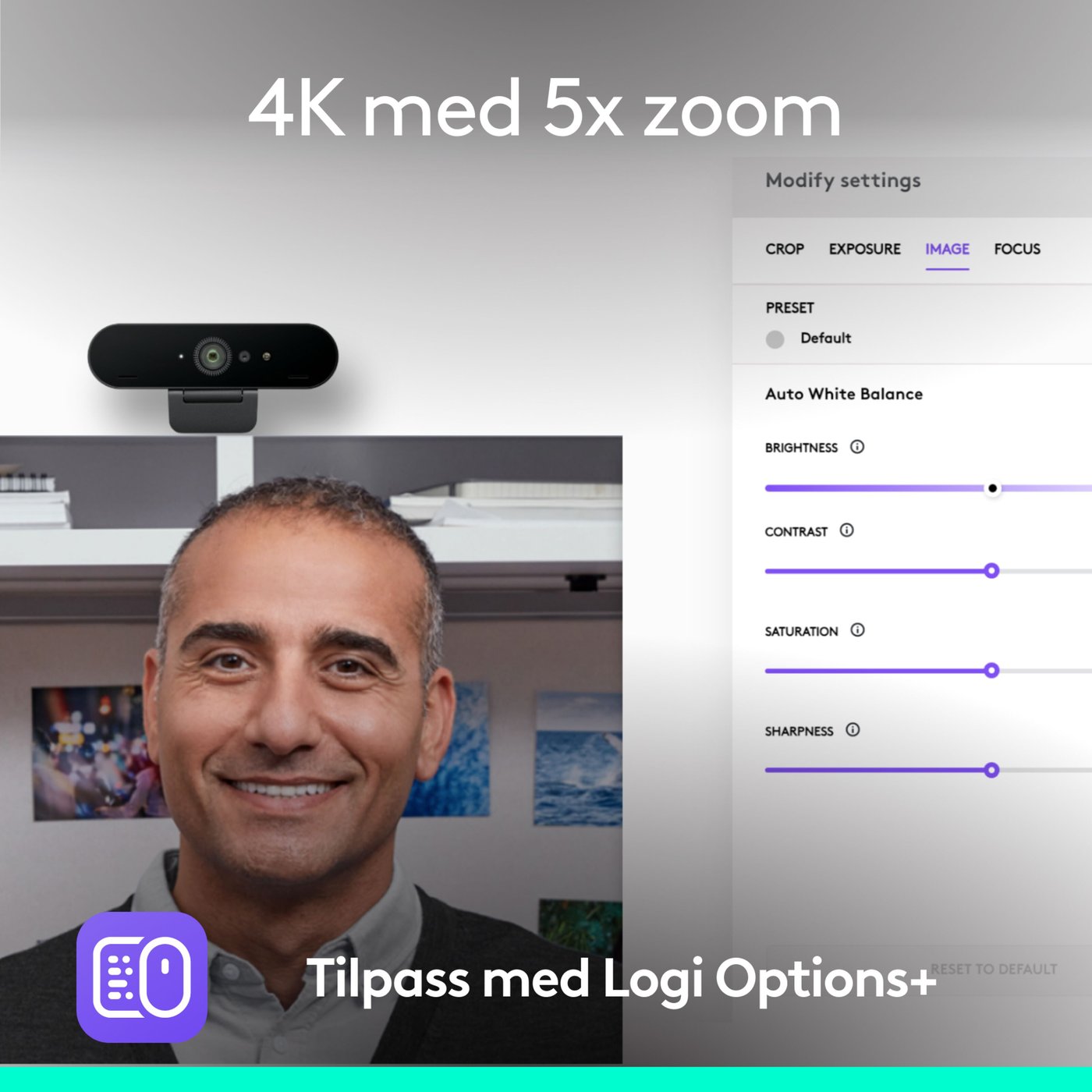 Logitech Brio 4K webbkamera