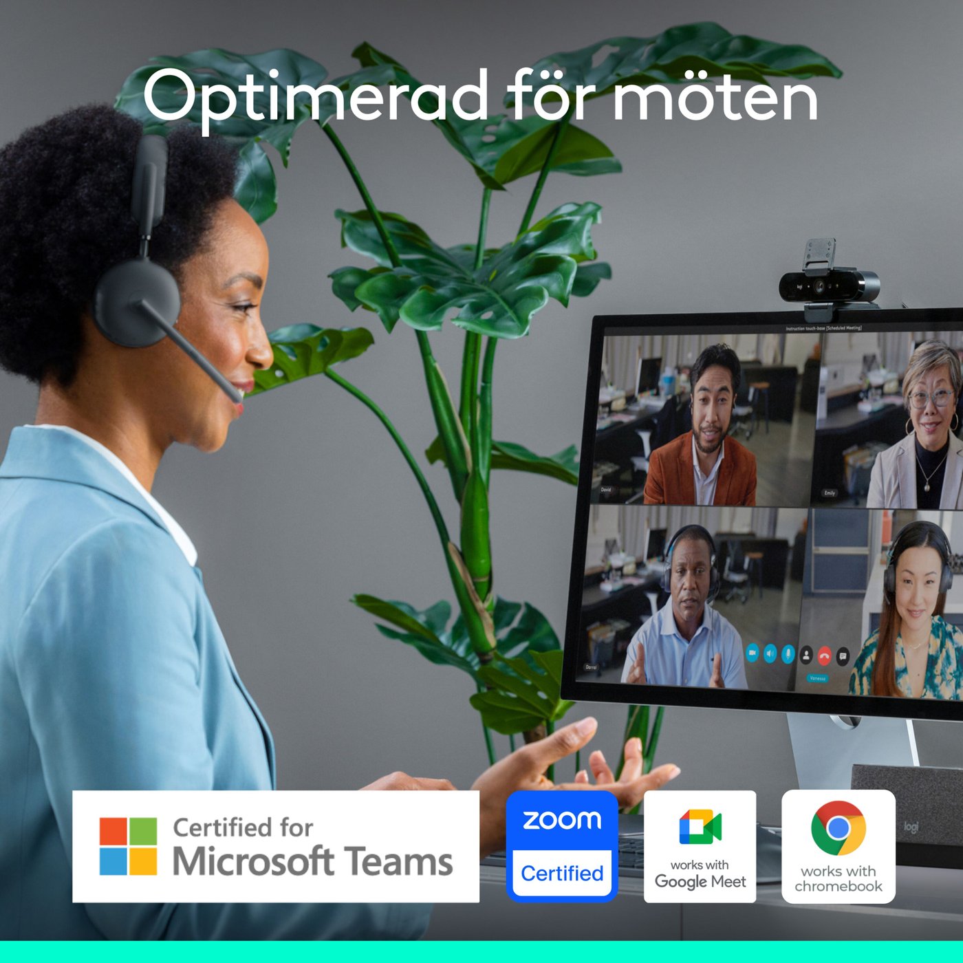 Logitech Brio 4K webbkamera