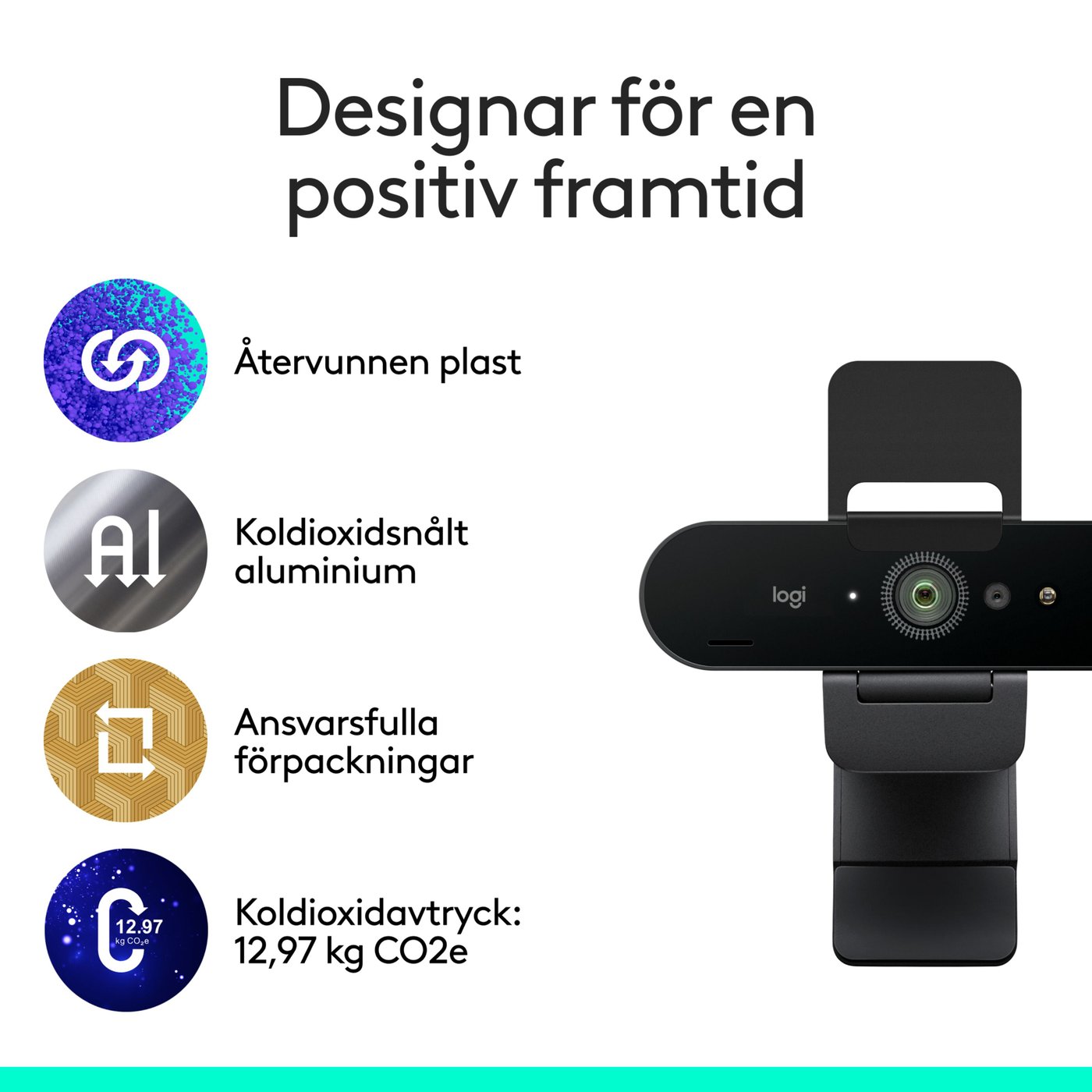 Logitech Brio 4K webbkamera