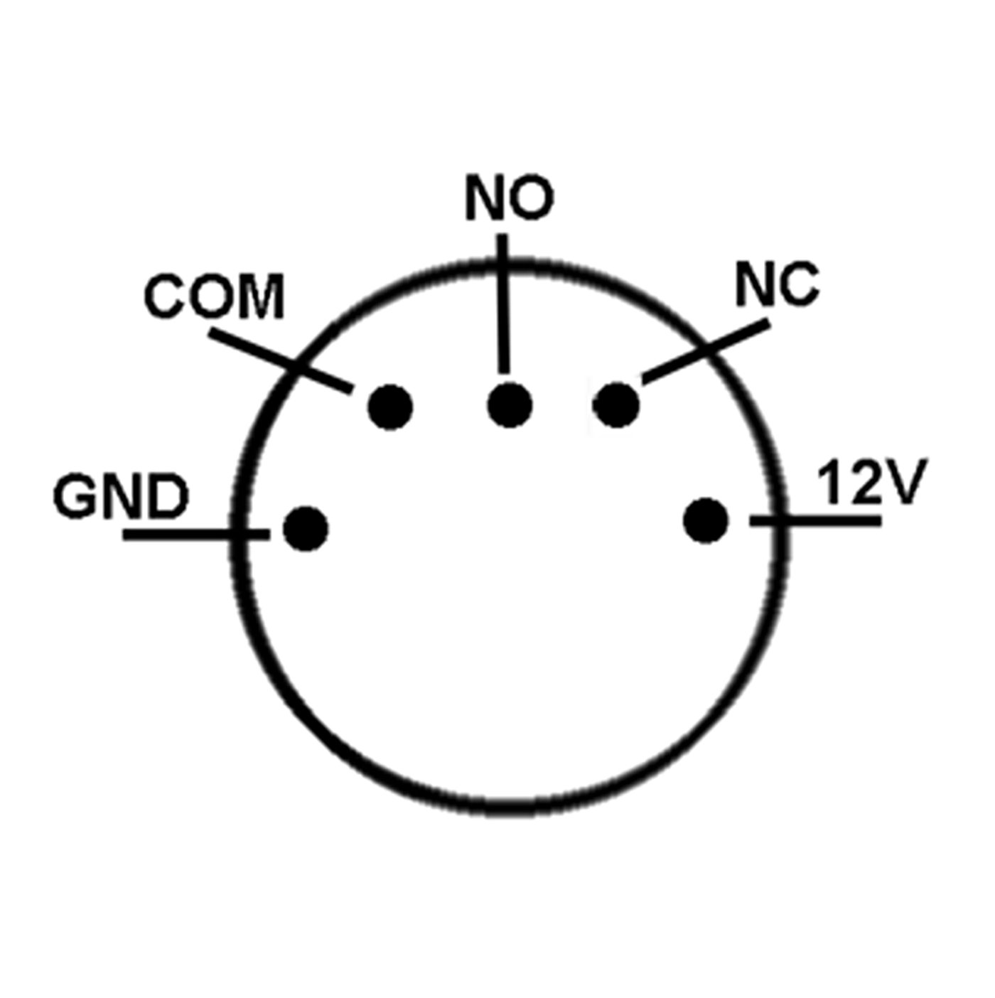 Strömbrytare 1-pol från/till Vit belysning