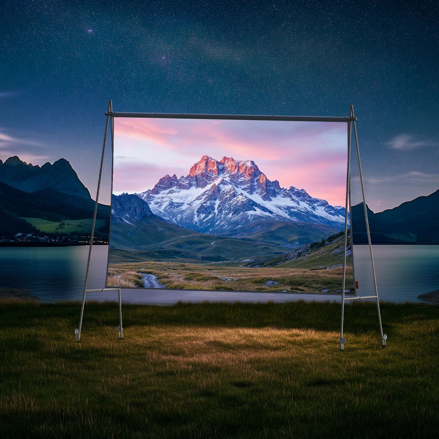 XGIMI Bærbar Utendørs 70" Projektorduk