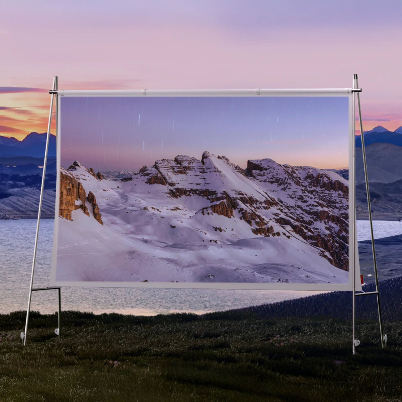 XGIMI Bærbar Utendørs 70" Projektorduk