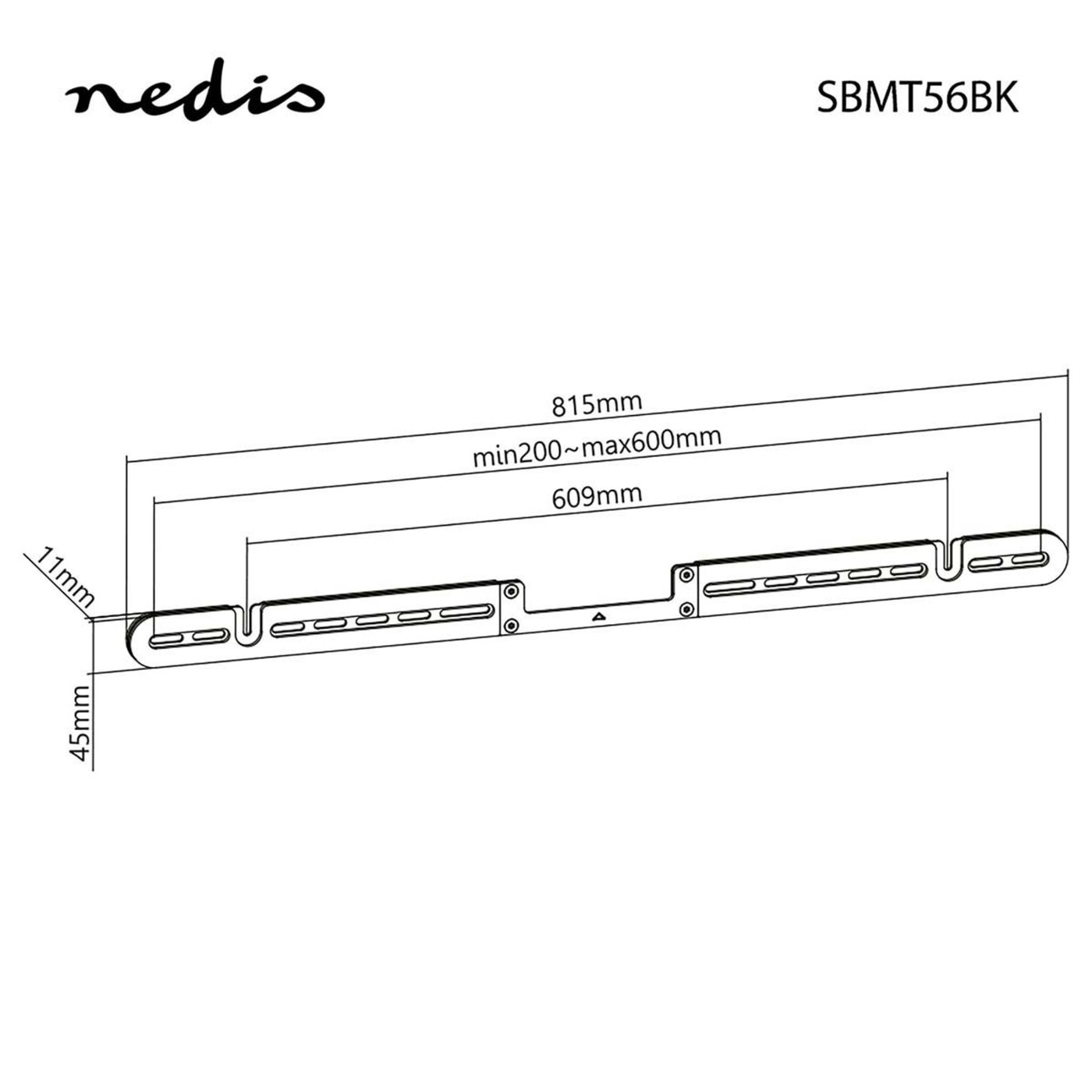 Nedis Soundbar feste for Sonos