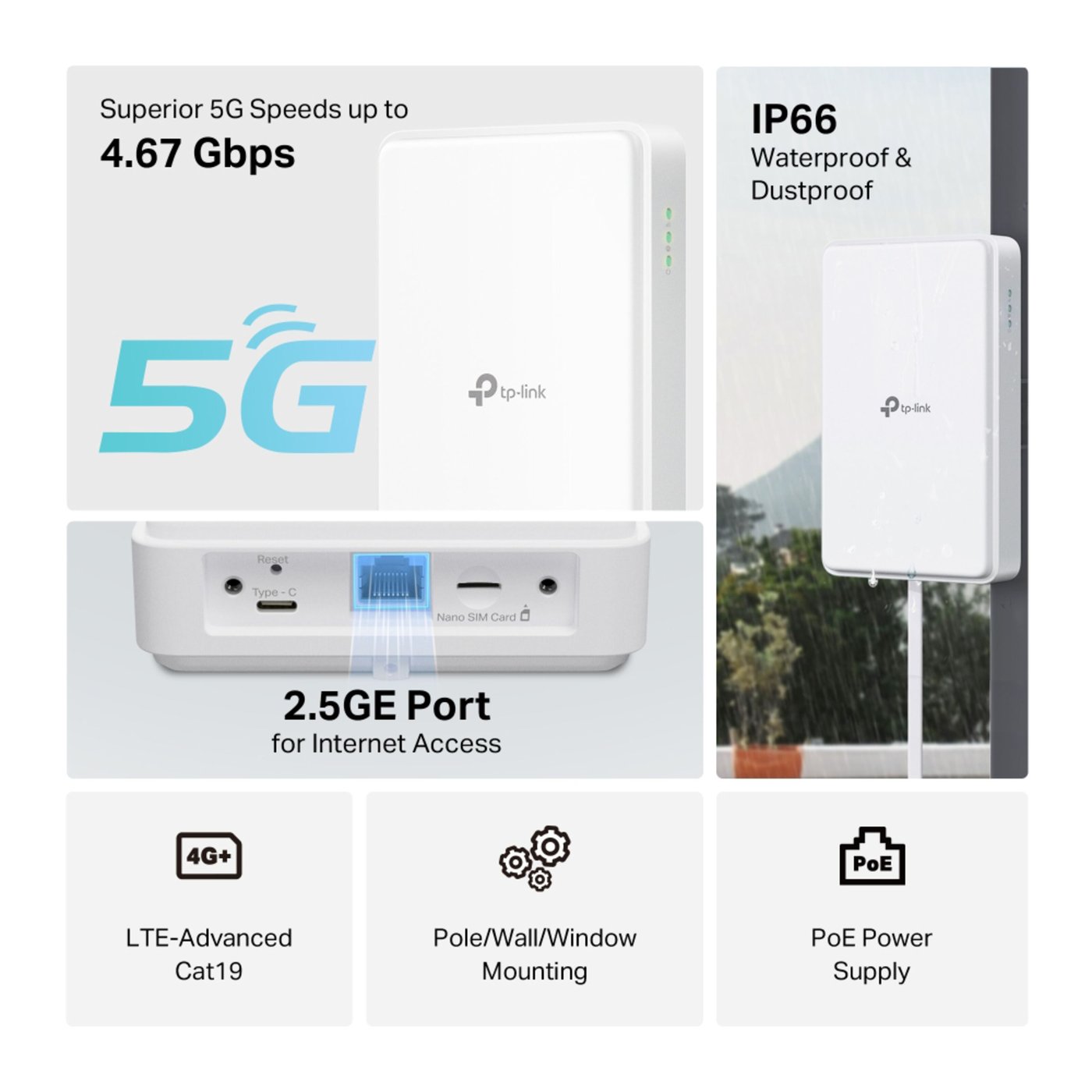 TP-link NE200-Outdoor 5G-ruter