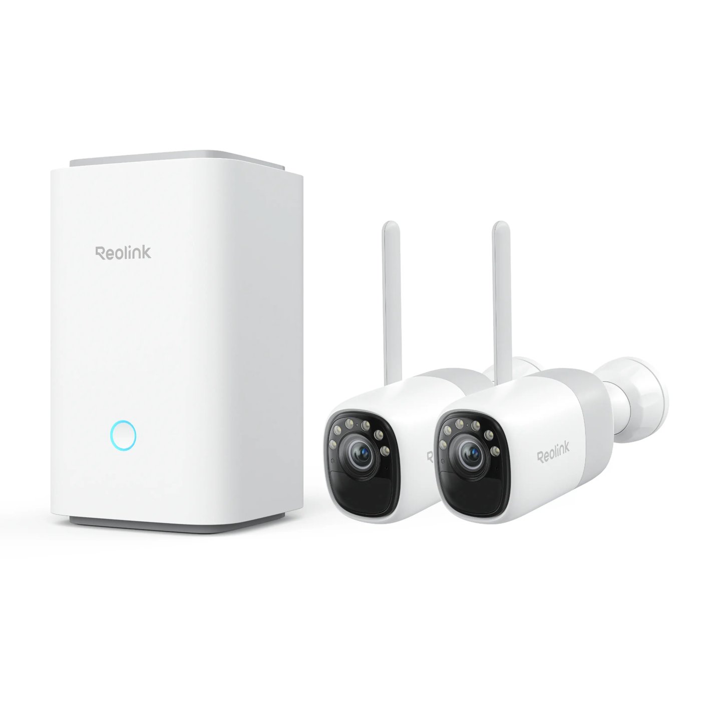 Reolink Home Hub med 2x Altas 2K-kameror