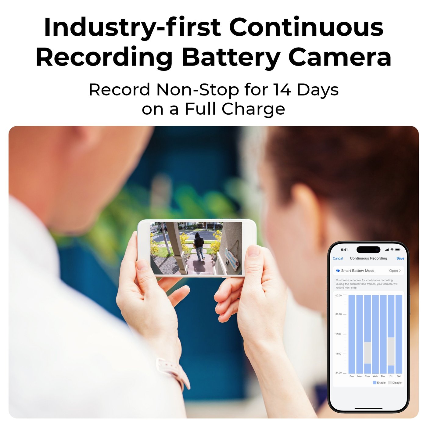 Reolink Home Hub med 2x Altas 2K-kameror