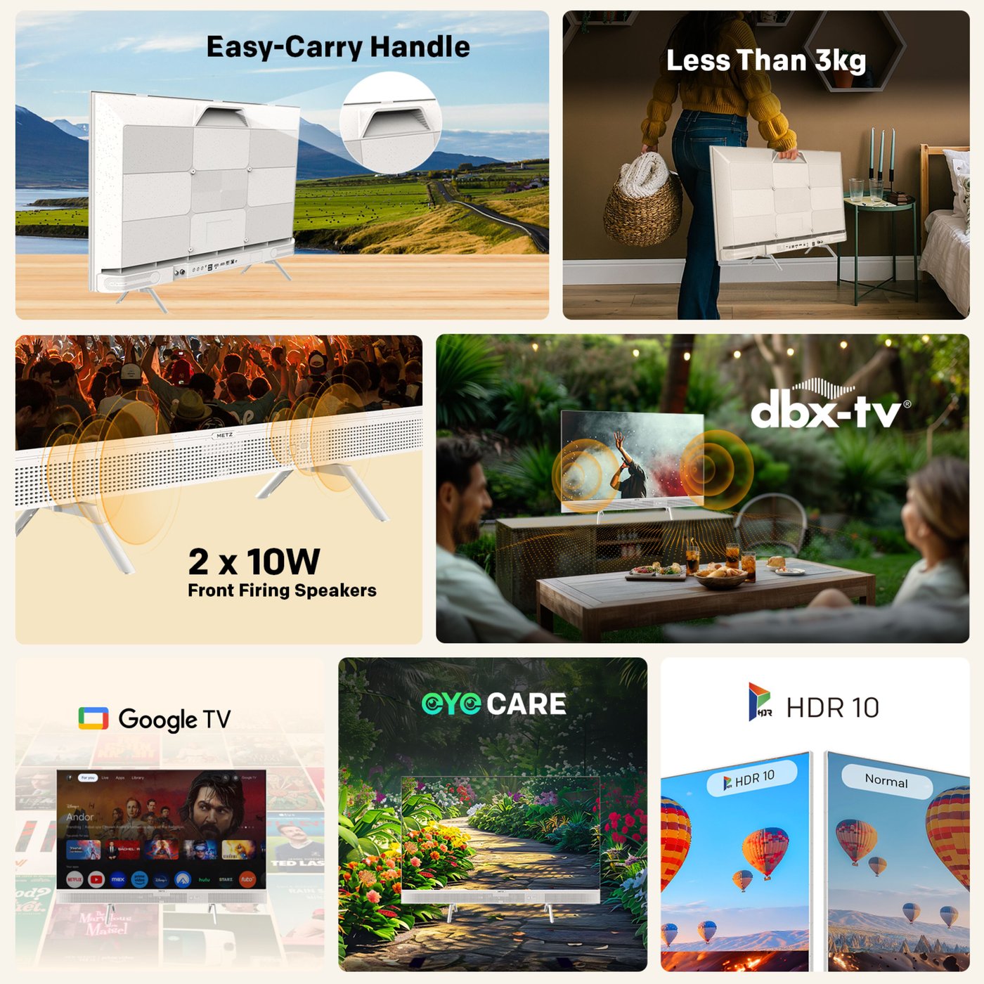 METZ  12V Google TV 32"