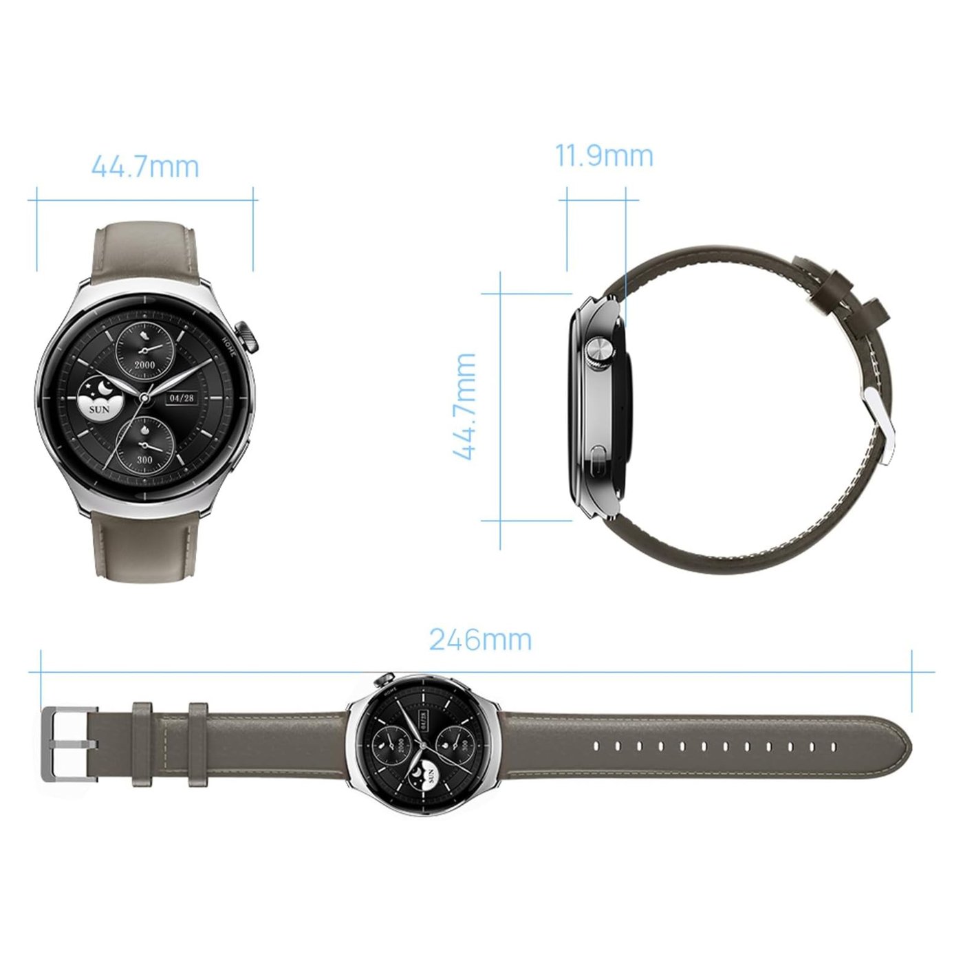 Mibro Watch Lite 3 Pro smartklocka Khakigrått