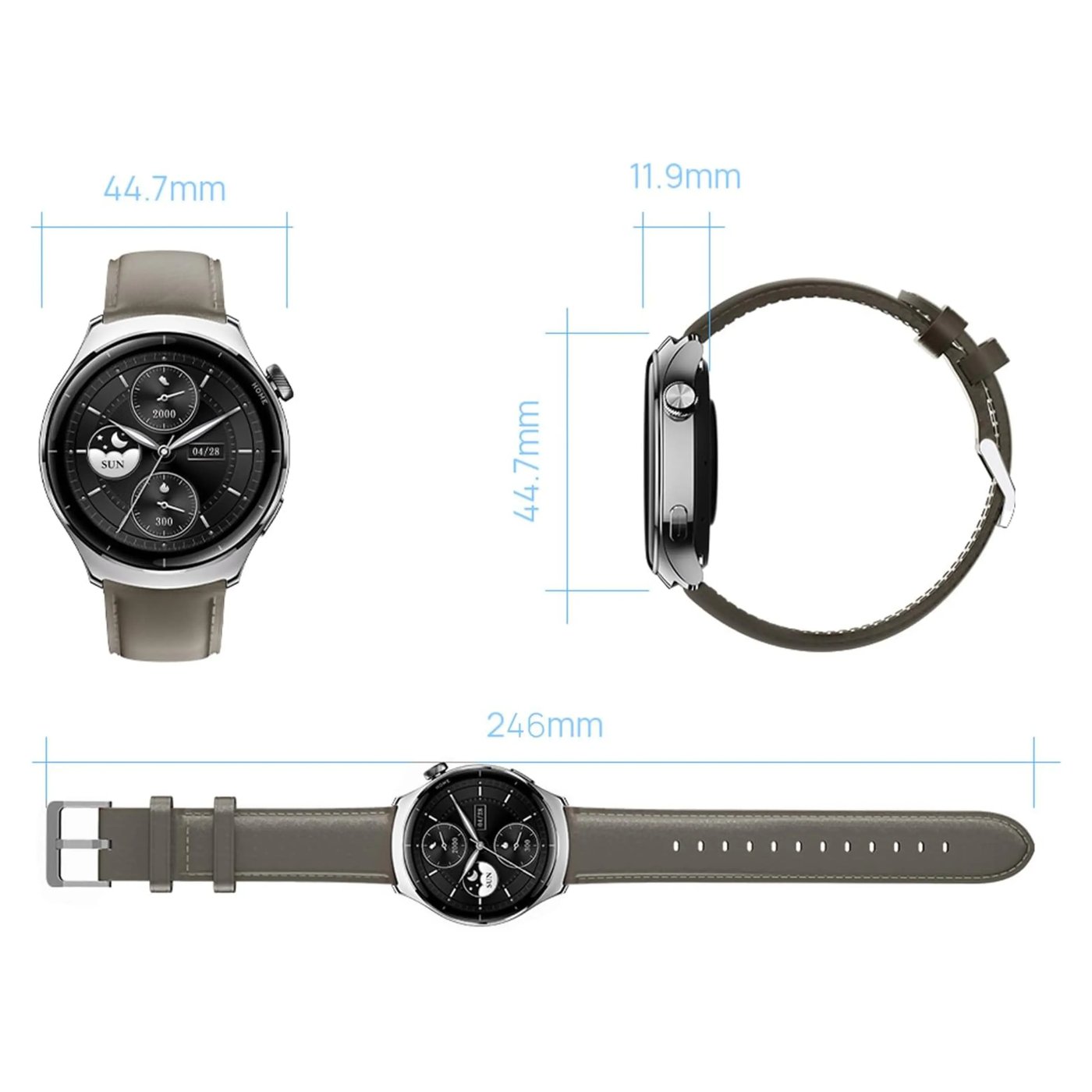 Mibro Watch Lite 3 Pro Khakigrå