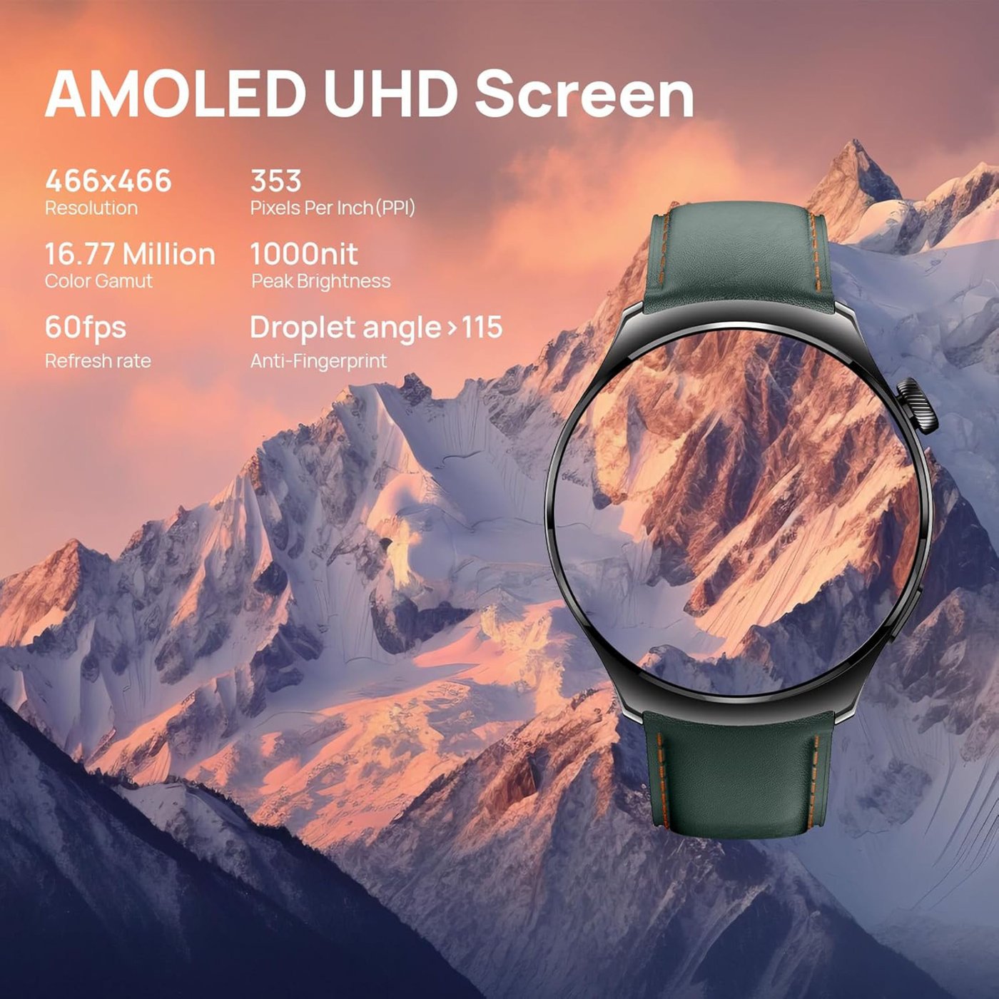 Mibro Watch Lite 3 Pro smartklocka Svartgrön