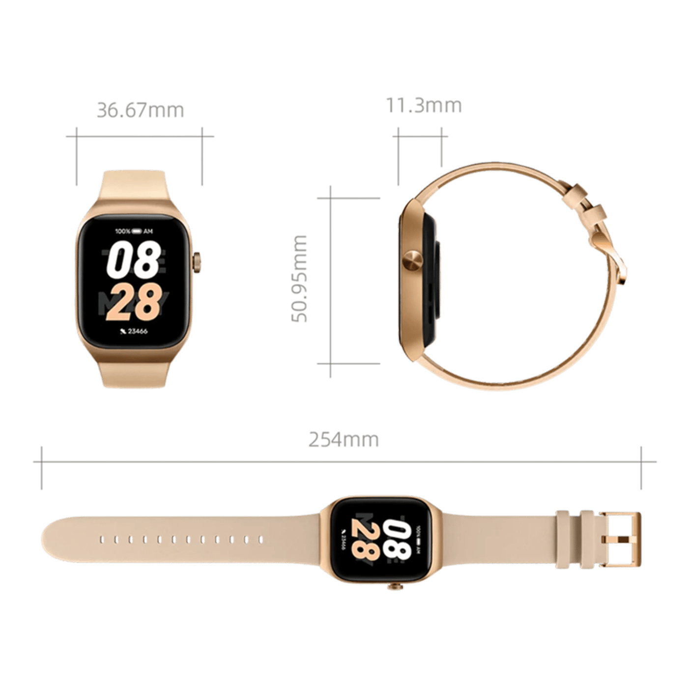 Mibro Watch T2 smartklokke Gull