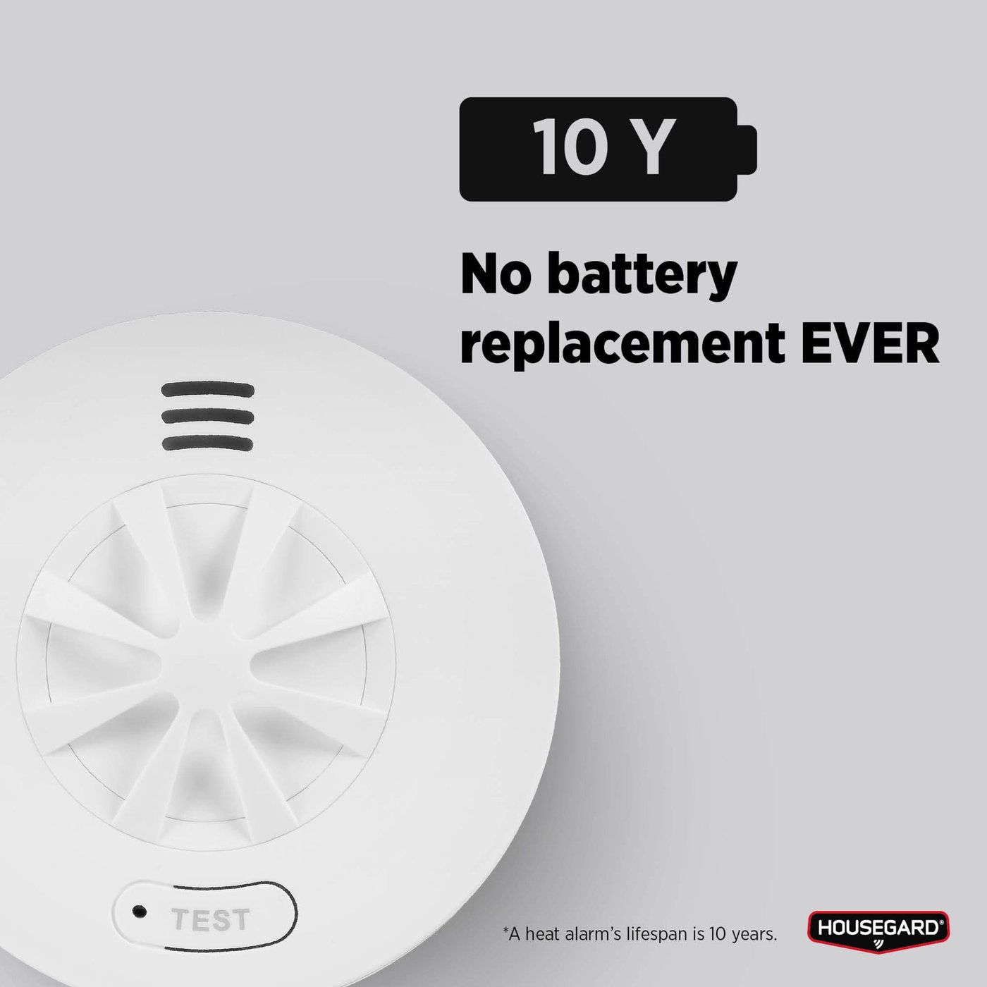 Housegard Luma trådlös värmevarnare