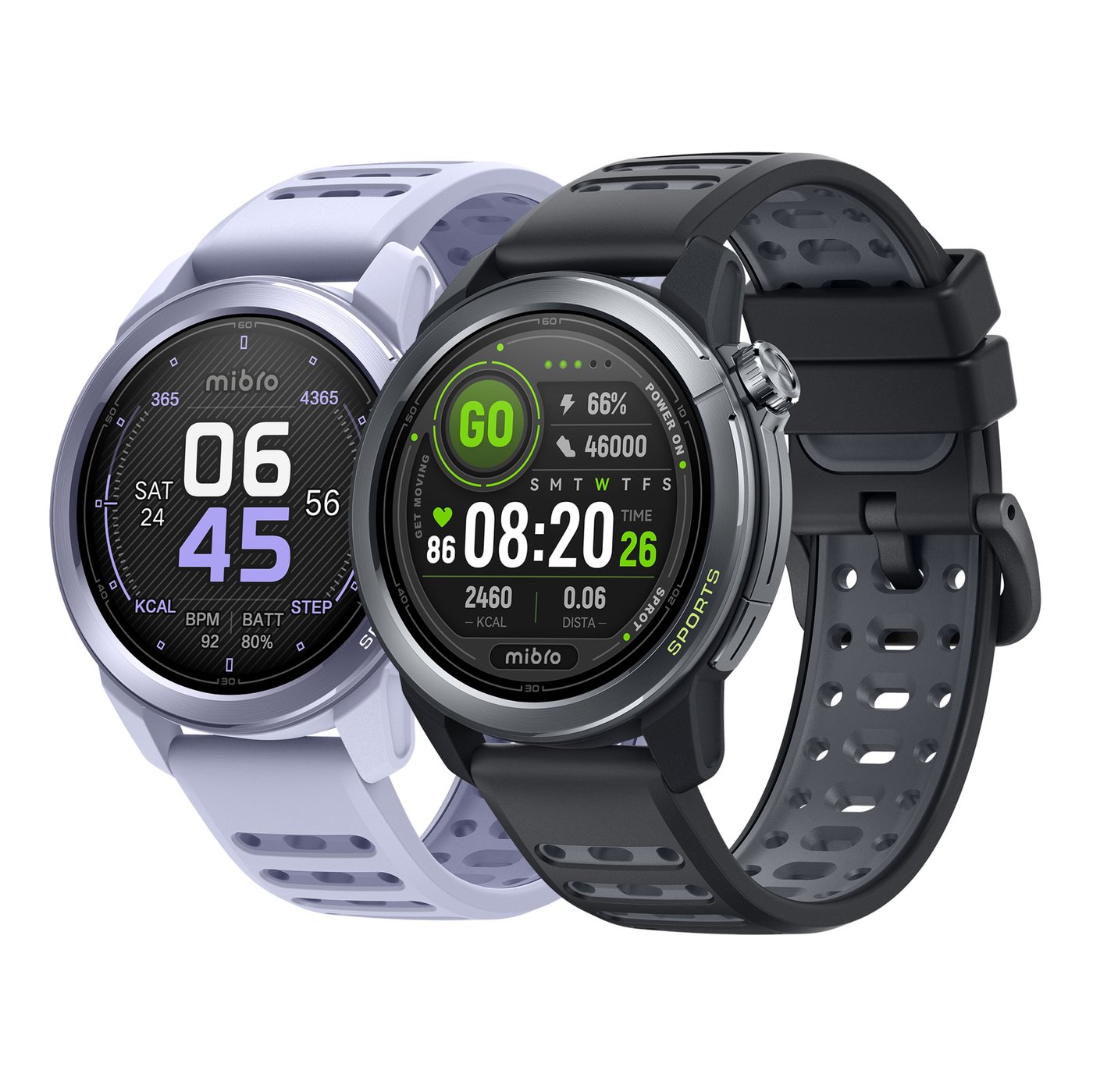 Mibro GS Active2 smartklocka Lila