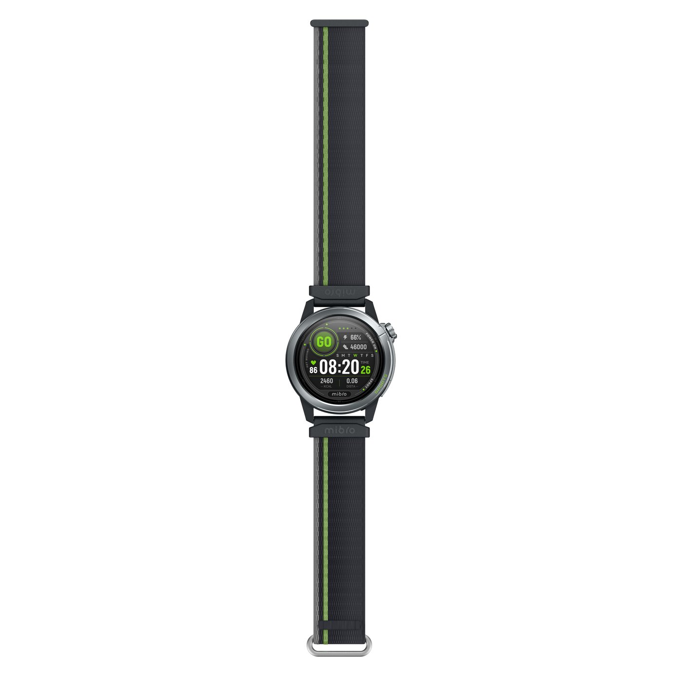 Mibro GS Active2 smartklocka Mörkgrå