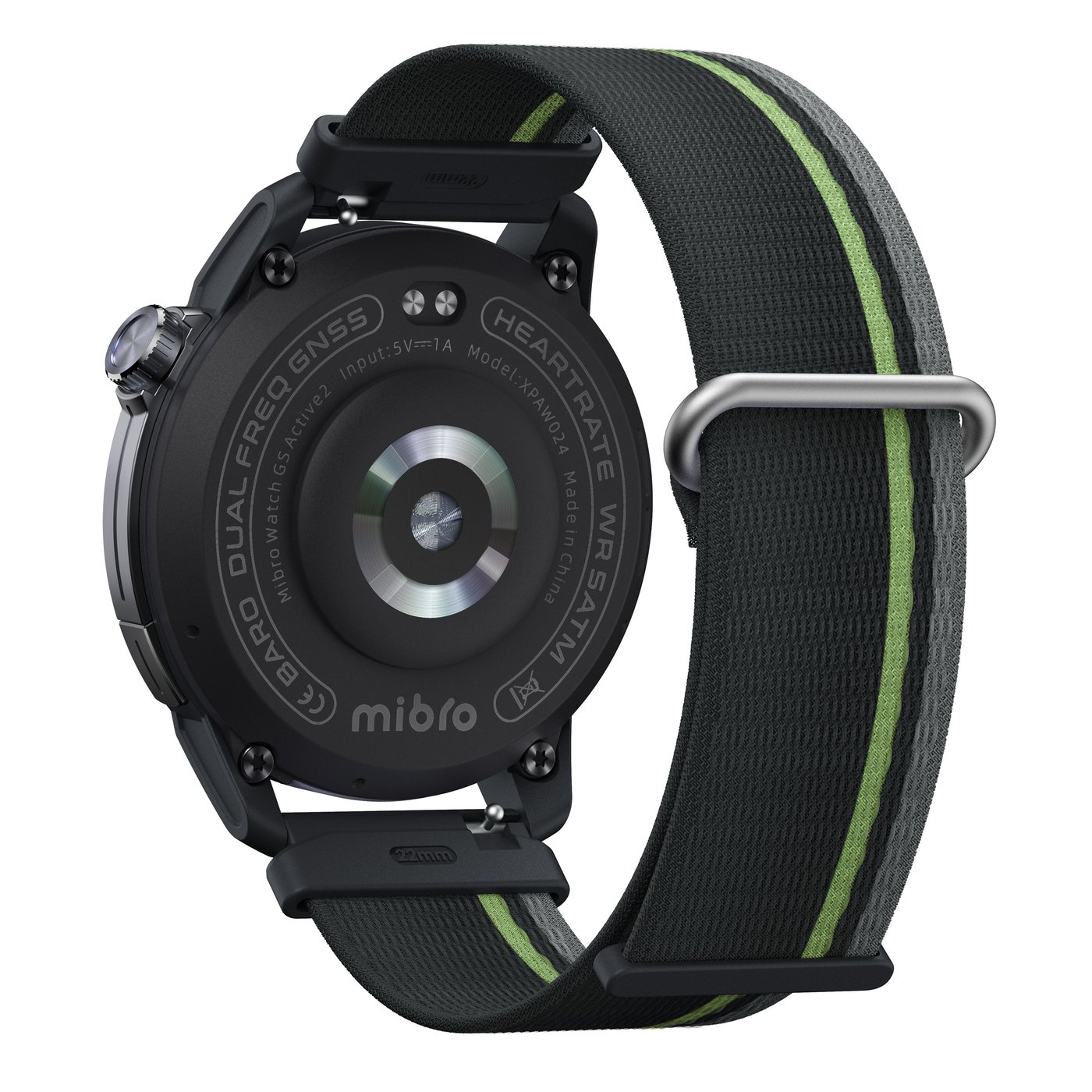 Mibro GS Active2 smartklocka Mörkgrå