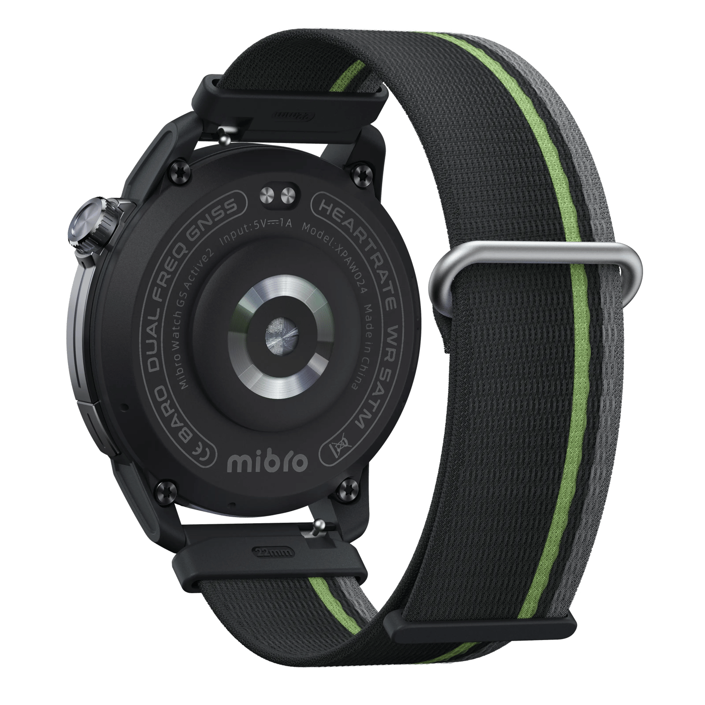 Mibro GS Active2 smartklocka Mörkgrå