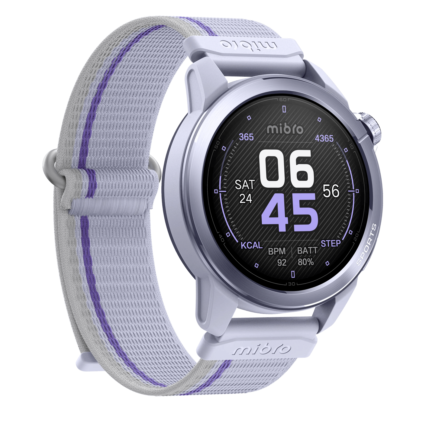 Mibro GS Active2 smartklokke Lilla