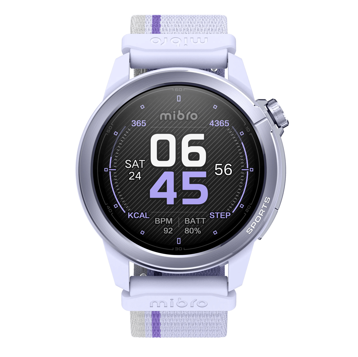 Mibro GS Active2 smartklokke Lilla