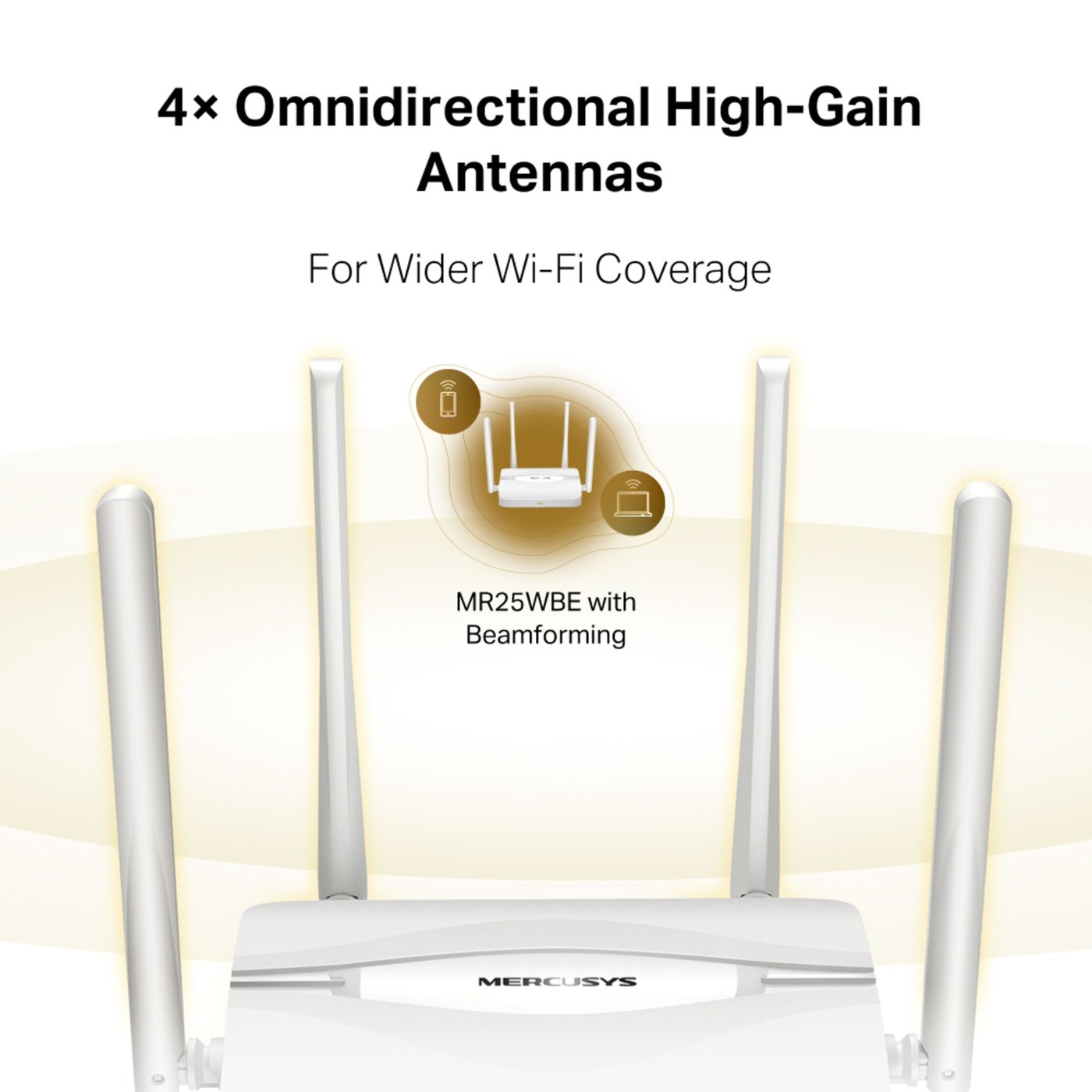 Mercusys MR25WBE Dual Band BE3600 Wifi 7-router