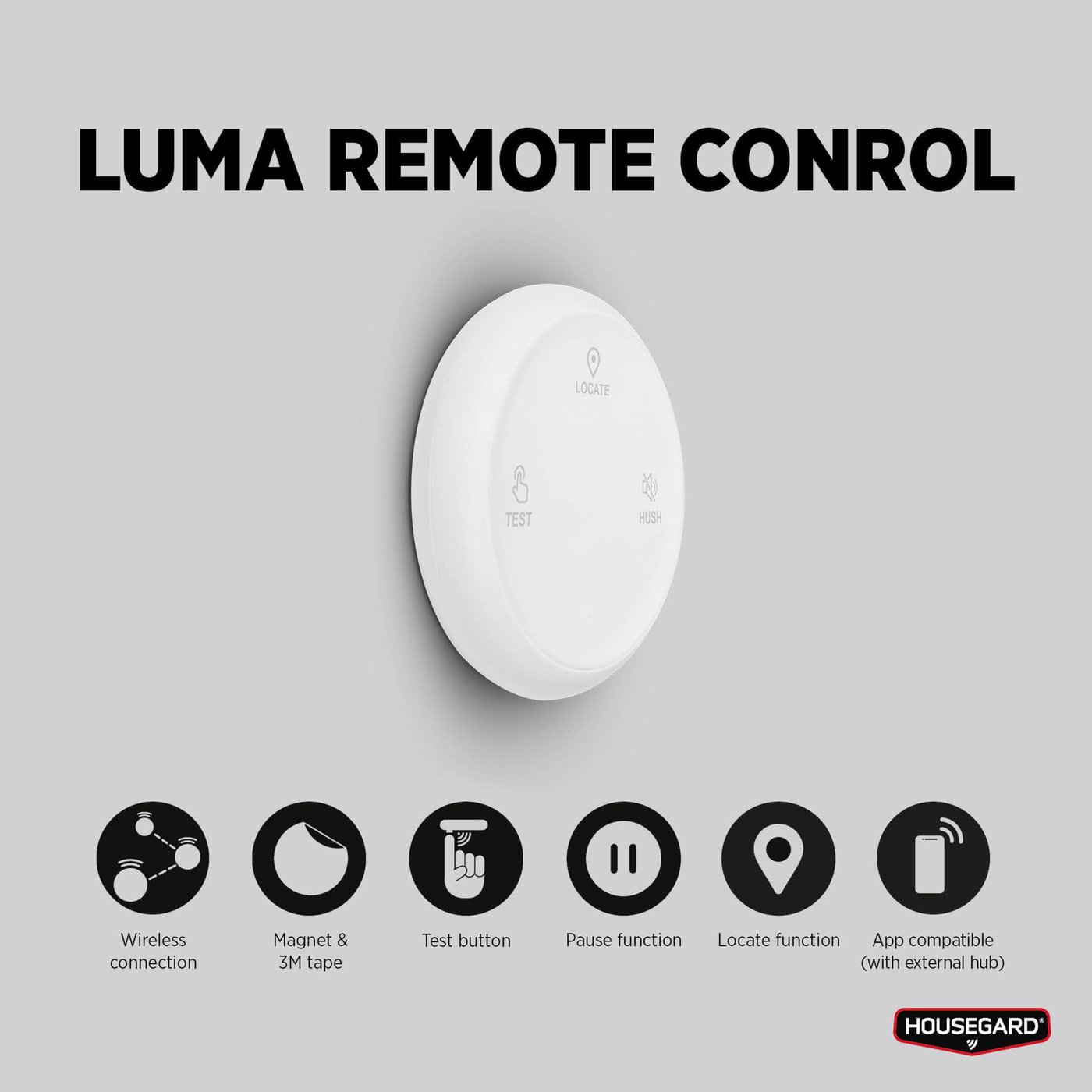 Housegard Luma trådlös fjärrkontroll