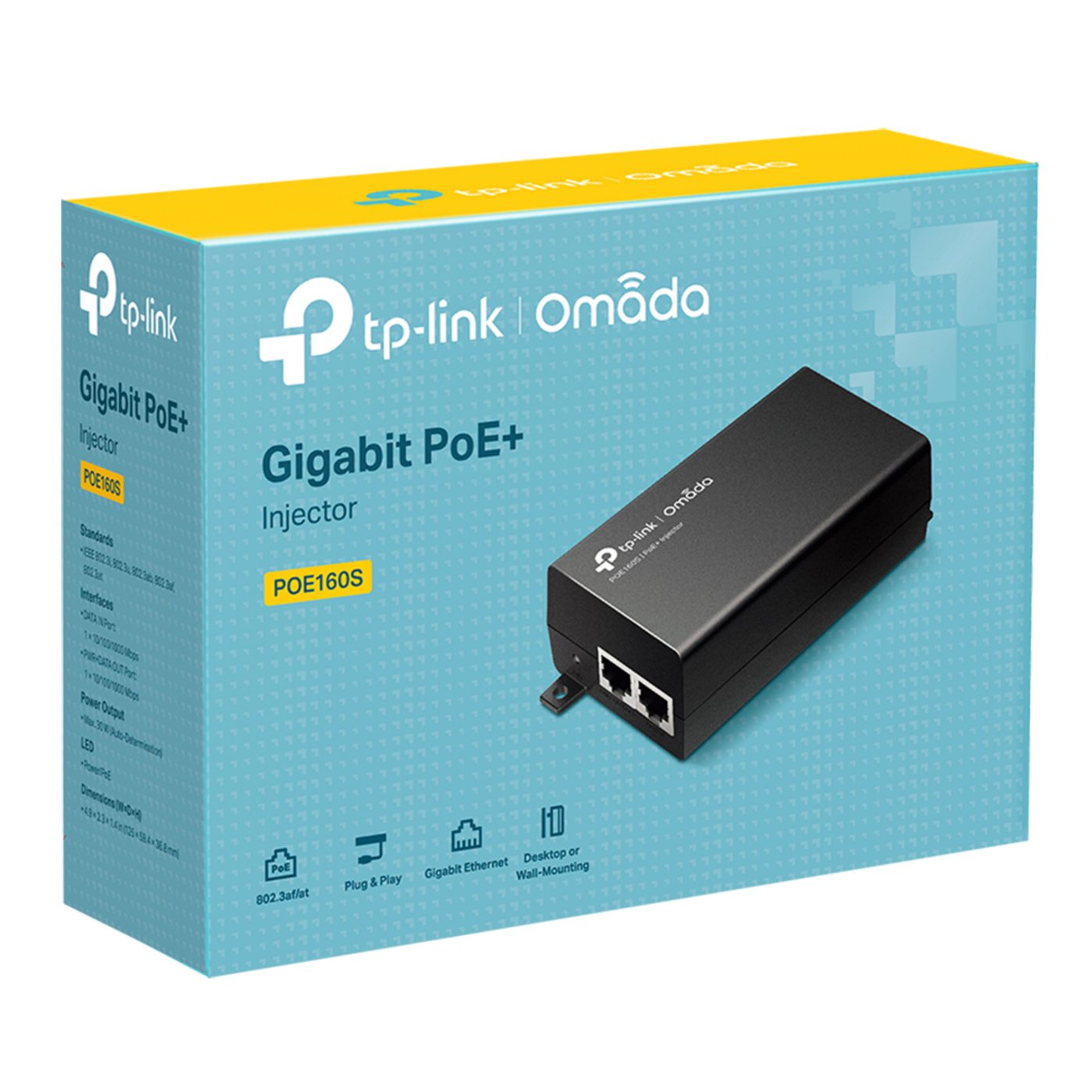 TP-link Omada PoE+ injektor 30W