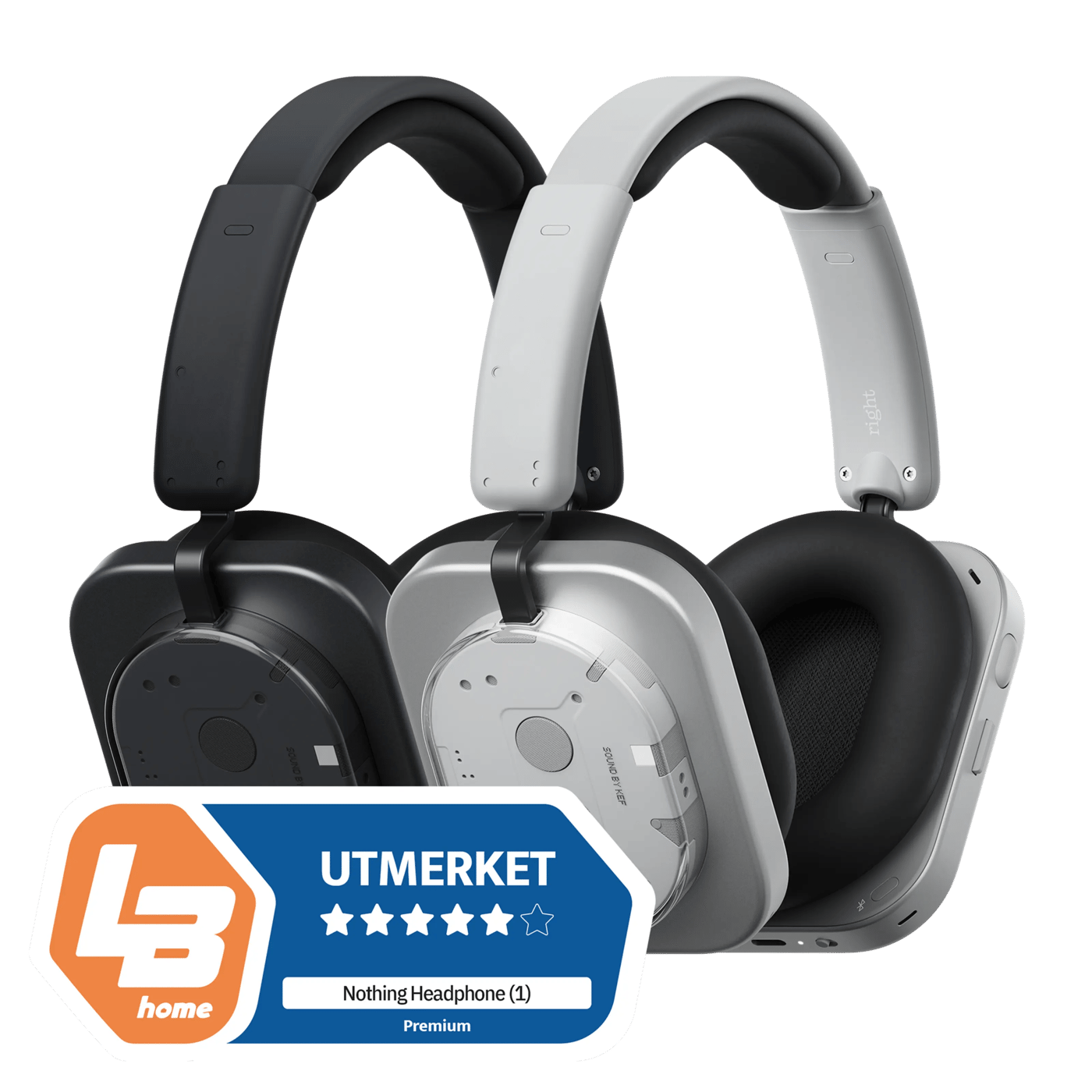 Nothing Headphone (1) Trådløse hodetelefoner Hvit