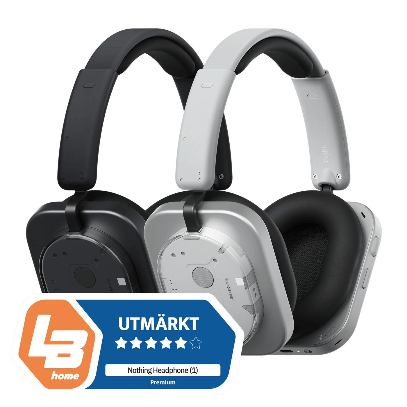 Nothing Headphone (1) Trådlösa hörlurar Vit