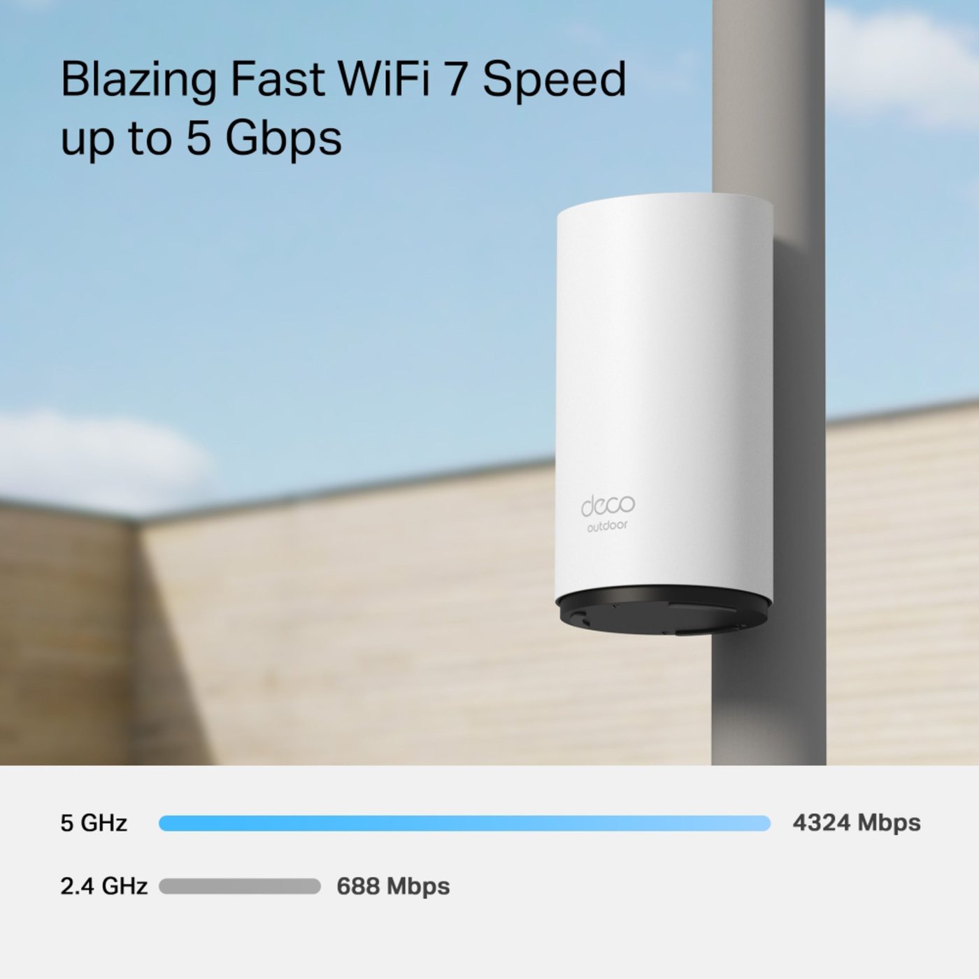 TP-link Deco BE25 Outdoor Mesh Wi-Fi 7-ruter BE3600
