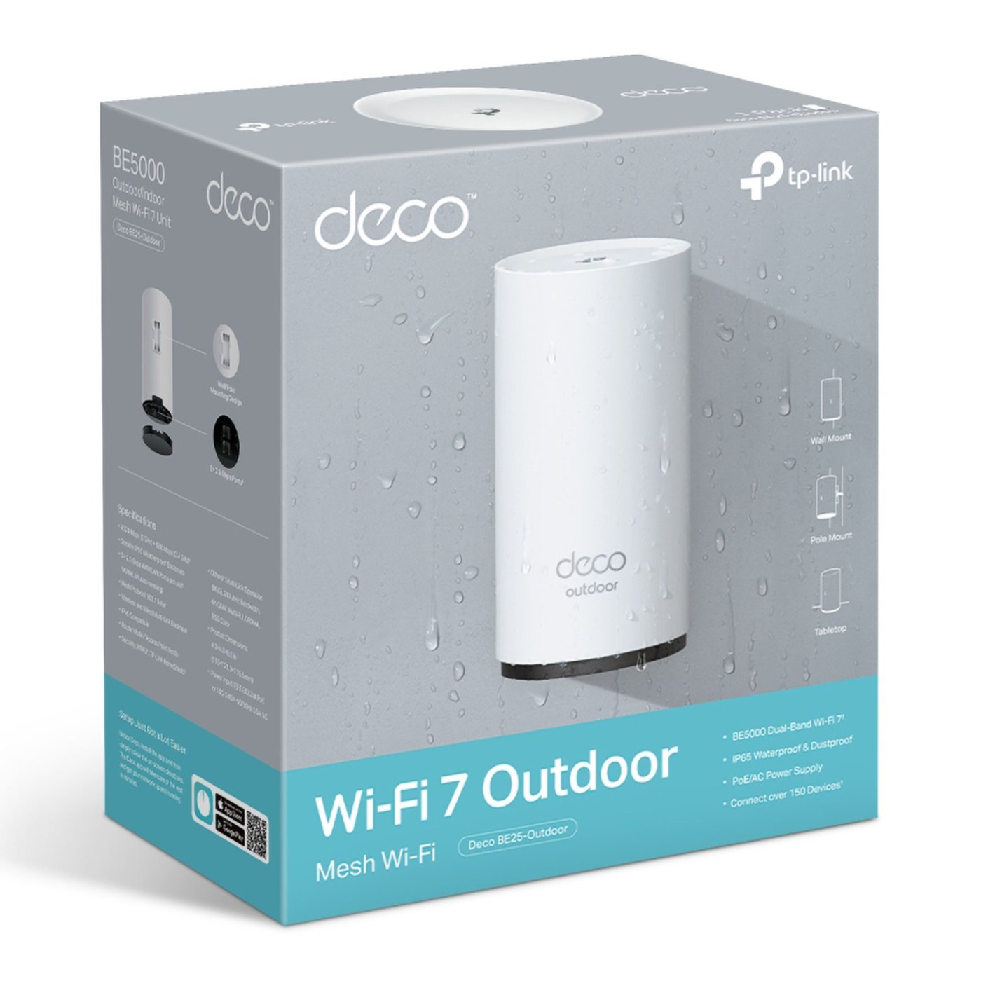 TP-link Deco BE25 Outdoor Mesh Wi-Fi 7-ruter BE3600