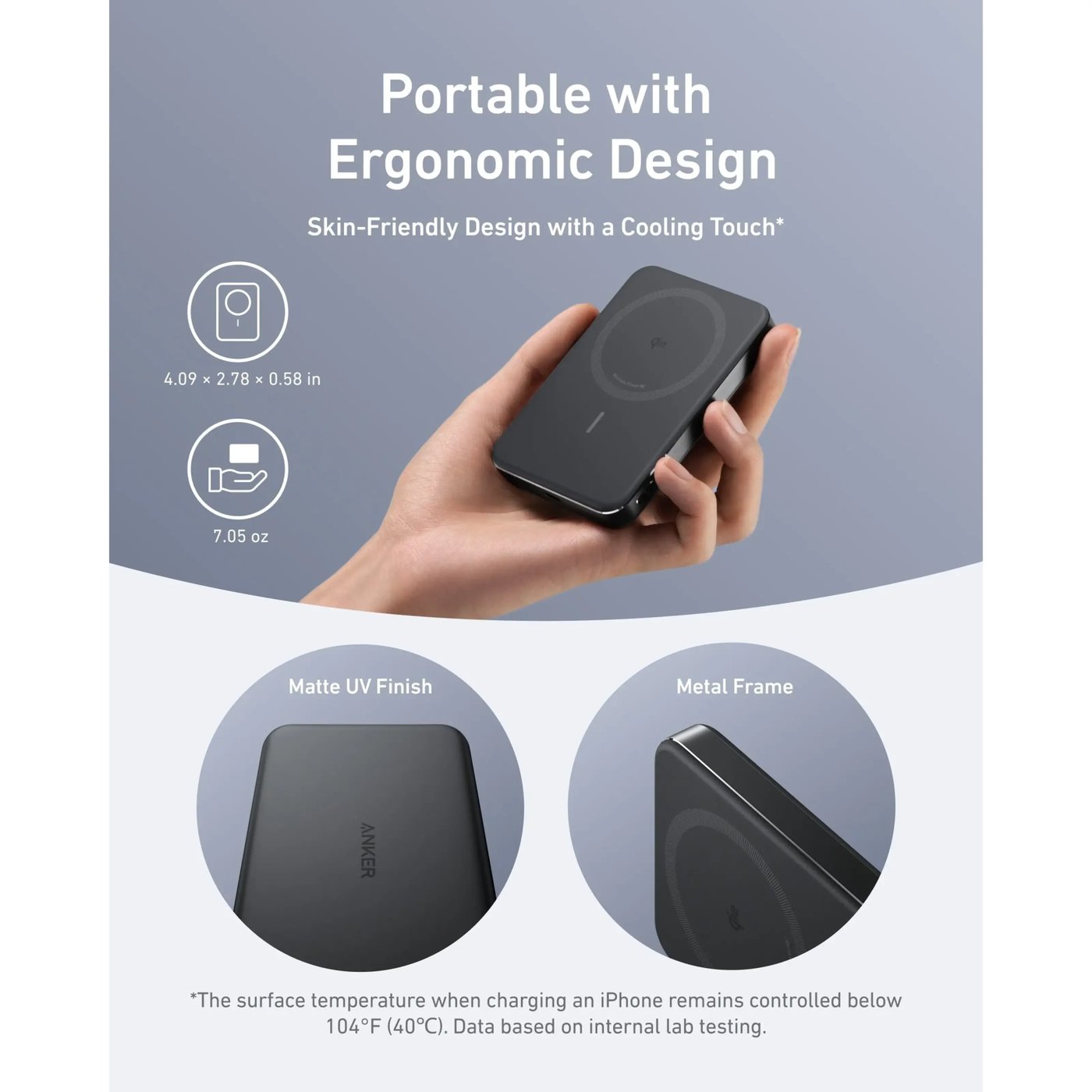 Anker MagGo Powerbank Slim 10000mah Qi2